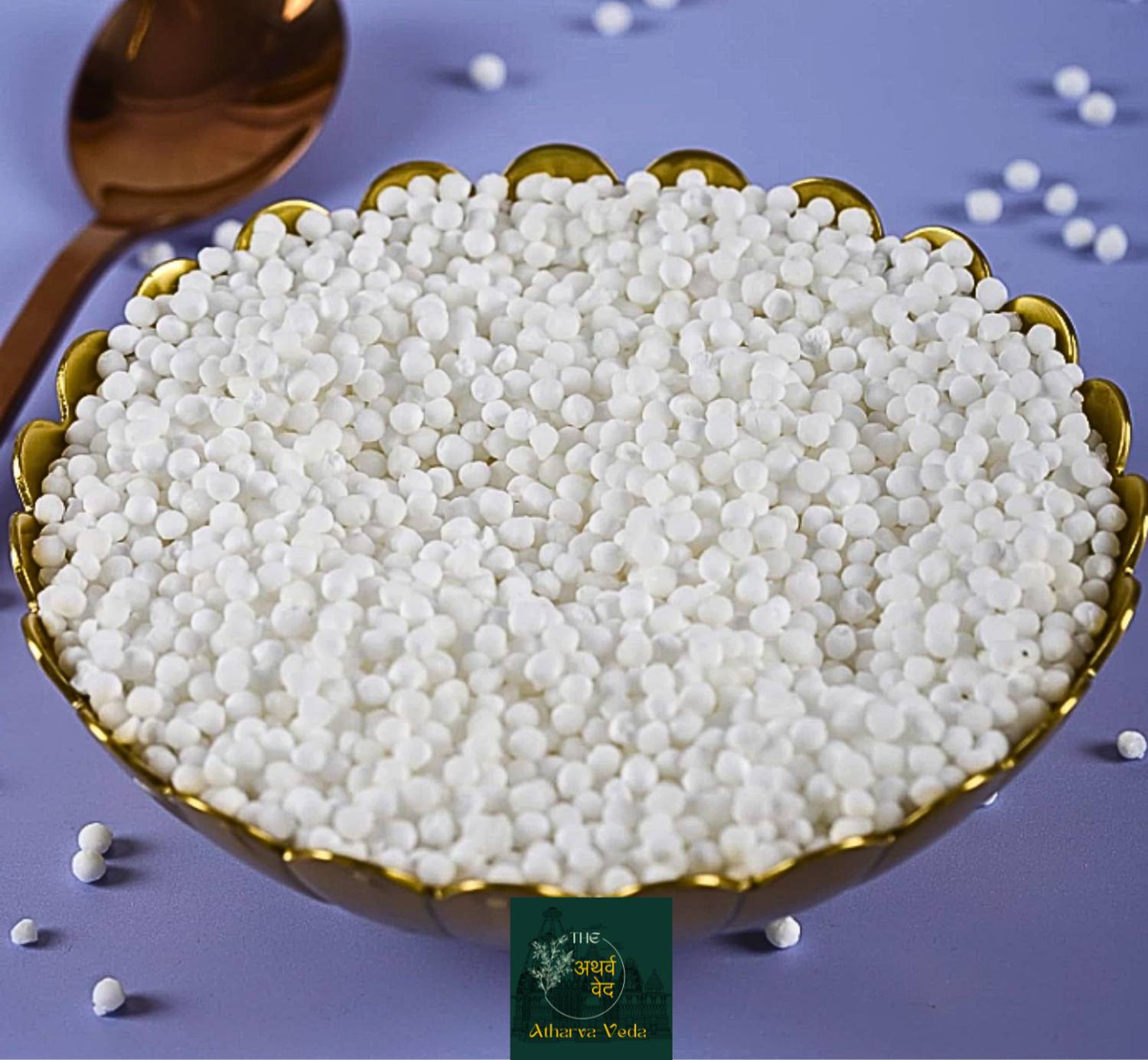 The Atharva-veda Sudh Vrat Sabudana 450g | Premium Sago Pearls, Javvarisi | Saggubiyyam, Sabbakki Sago