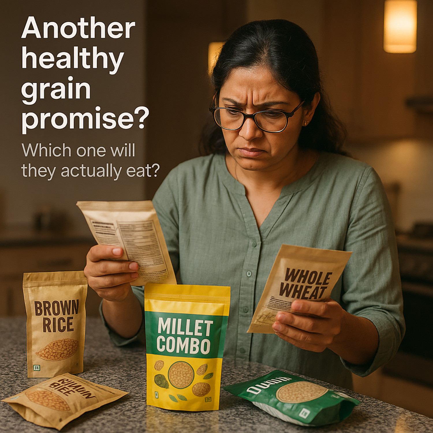 Image of Adithi Millets Siridhanya Unpolished ORGANIC Foxtail /Kodo /Little /Barnyard / QUINOA 5Kg Mixed Millet