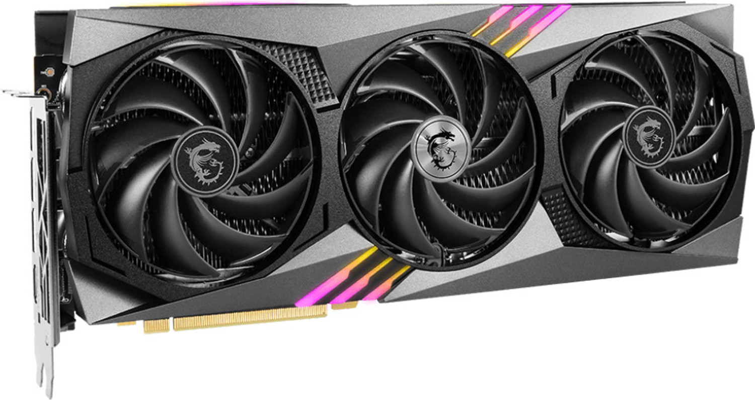 Image of MSI GeForce RTX 4070 GAMING X TRIO 12G GDDR6X 12 GB NVIDIA Chipset 192 bit 2625 MHz Graphics Card
