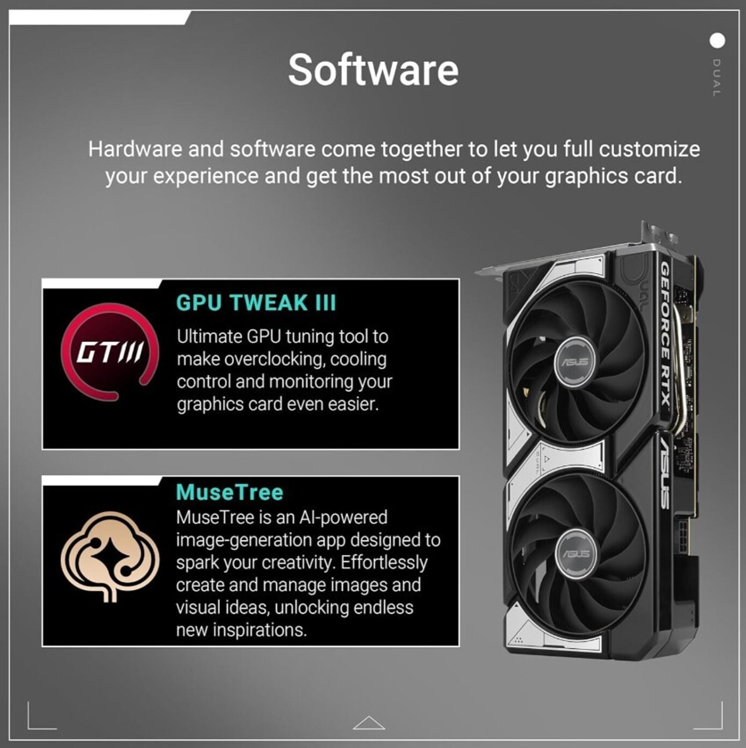 Image of ASUS Dual NVIDIA GeForce RTX 5060 Ti 8GB GDDR7 OC Edition - Graphics Card GDDR7 8 GB NVIDIA Chipset 128 bit 2602 MHz Graphics Card