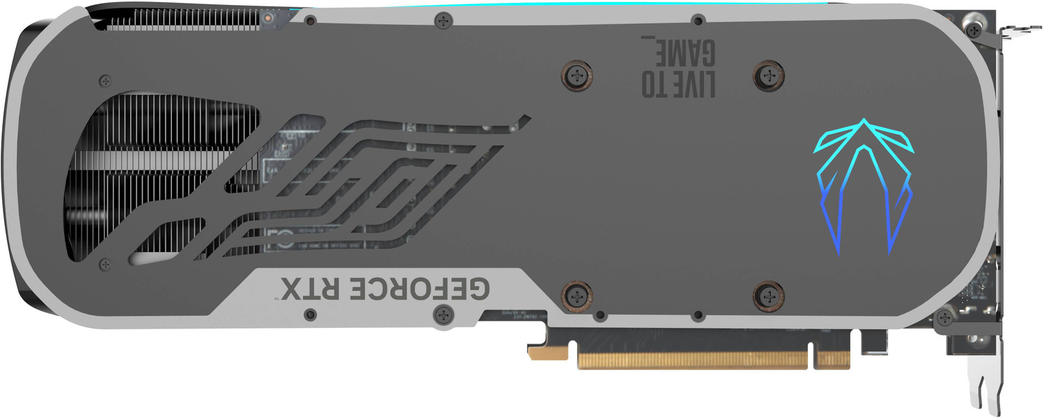 Image of ZOTAC GAMING GeForce RTX 4070 Ti SUPER Trinity Black Edition GDDR6X 16 GB NVIDIA Chipset 256 bit 2610 MHz Graphics Card