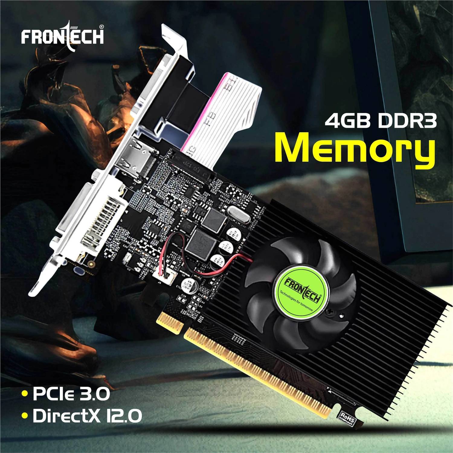 Frontech GT 740 4GB 128-bit Graphics Card Pack of 128 - Image 4