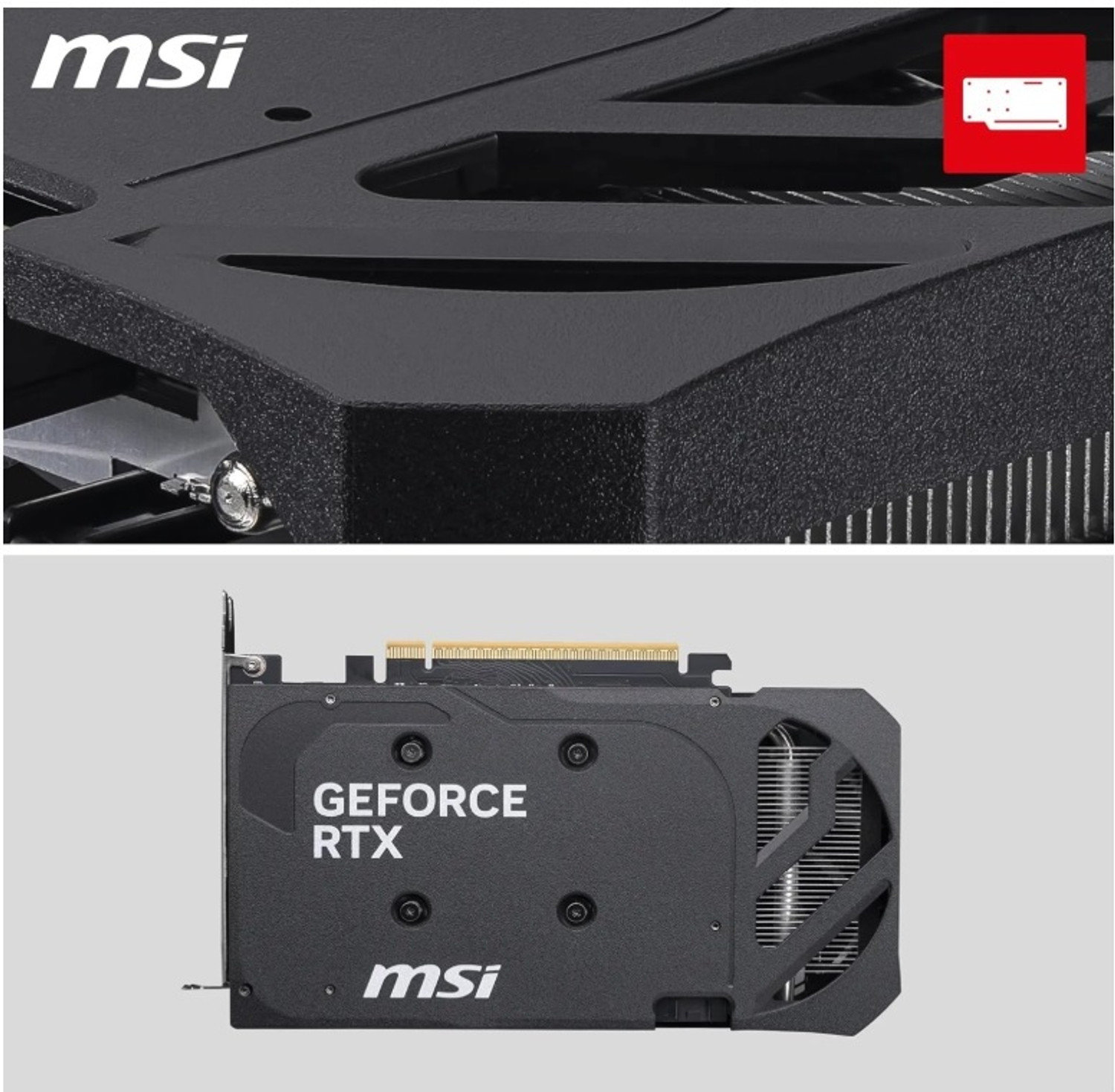 Image of MSI GEFORCE RTX 5050 8G SHADOW 2X OC GDDR6 8 GB NVIDIA Chipset 128 bit 2317 MHz Graphics Card