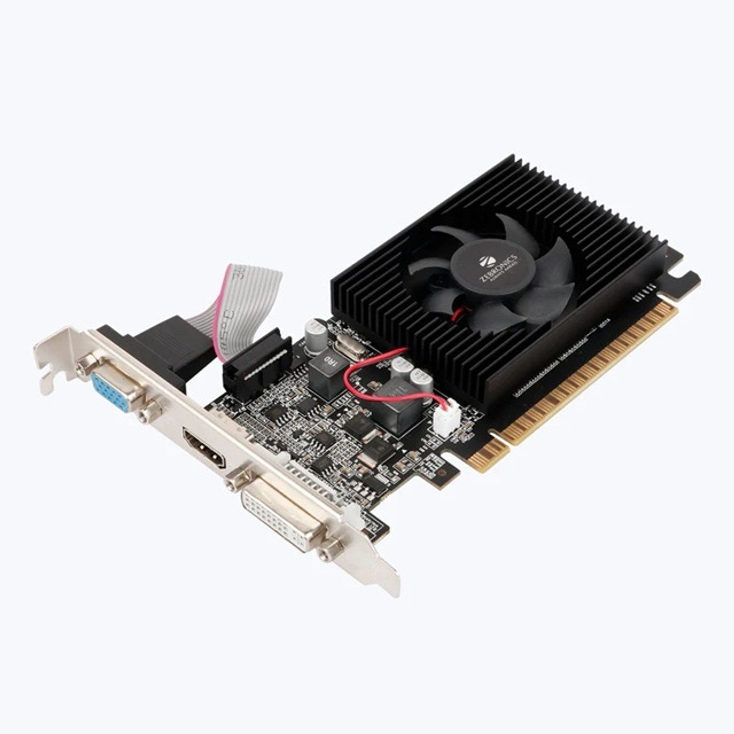 Image of ZEBRONICS ZEB-G210 1GB DDR3 1 GB NVIDIA Chipset 64 bit 1000 MHz Graphics Card