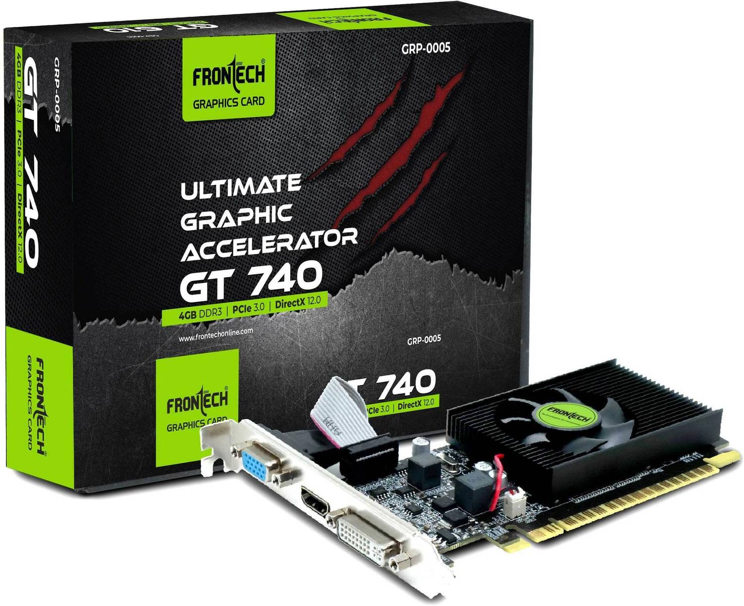 Frontech GT 740 4GB 128-bit Graphics Card Pack of 128 - Image 1