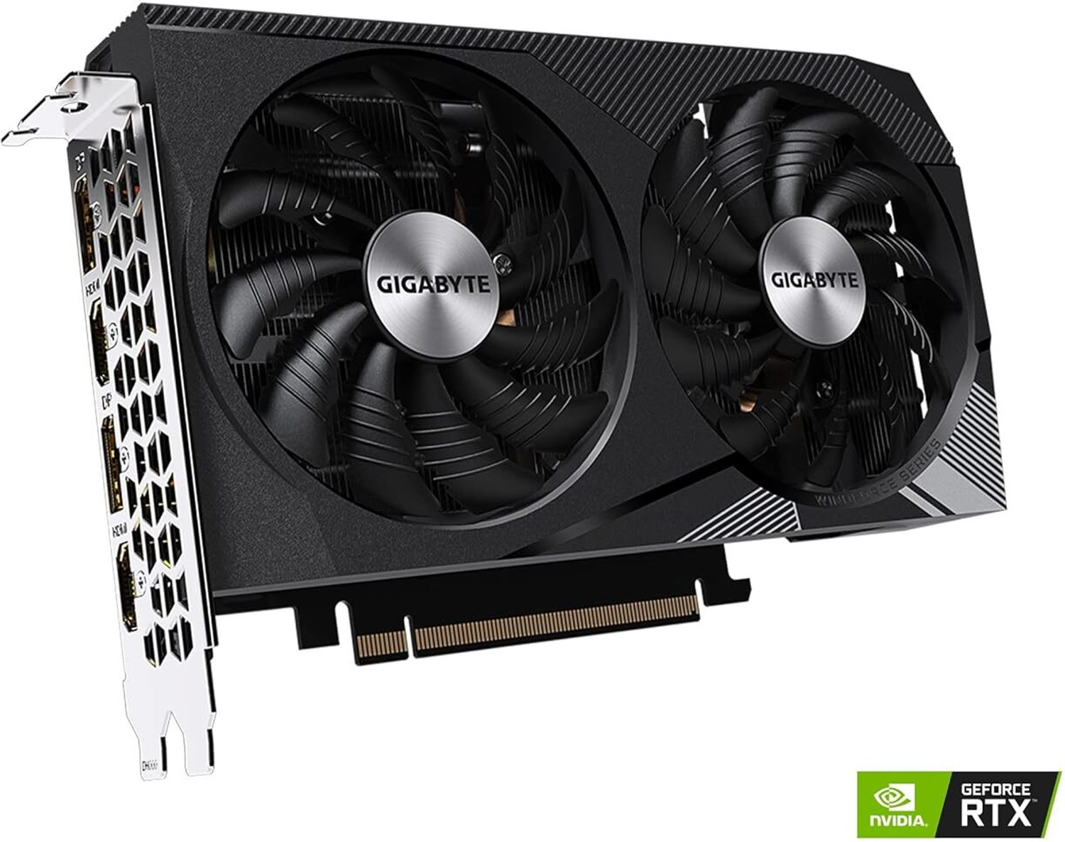 Image of GIGABYTE GV-N3060WF2OC-12GD GDDR6 12 GB NVIDIA Chipset 192 bit 1806 MHz Graphics Card