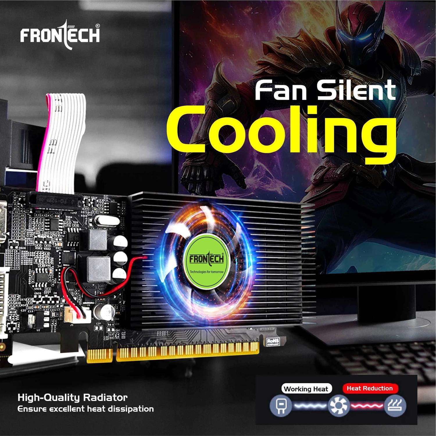 Frontech GT 740 4GB 128-bit Graphics Card Pack of 128 - Image 3