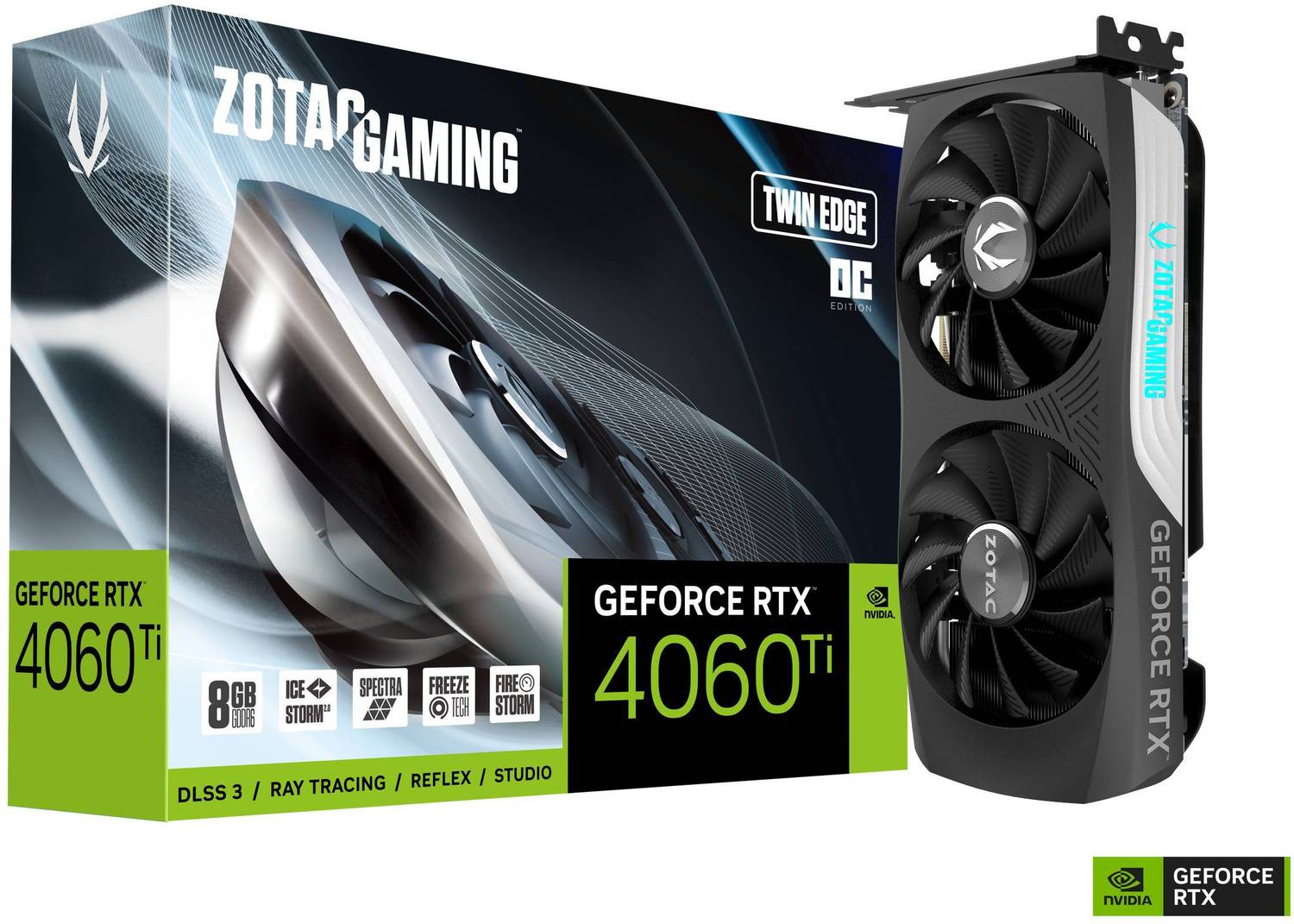 【ジャンク】ZOTAC GeForce RTX 4060Ti 8GB ZOTAC GEFORCE RTX 4060 Ti Twin Edge OC GDDR6 8 GB NVIDIA Chipset