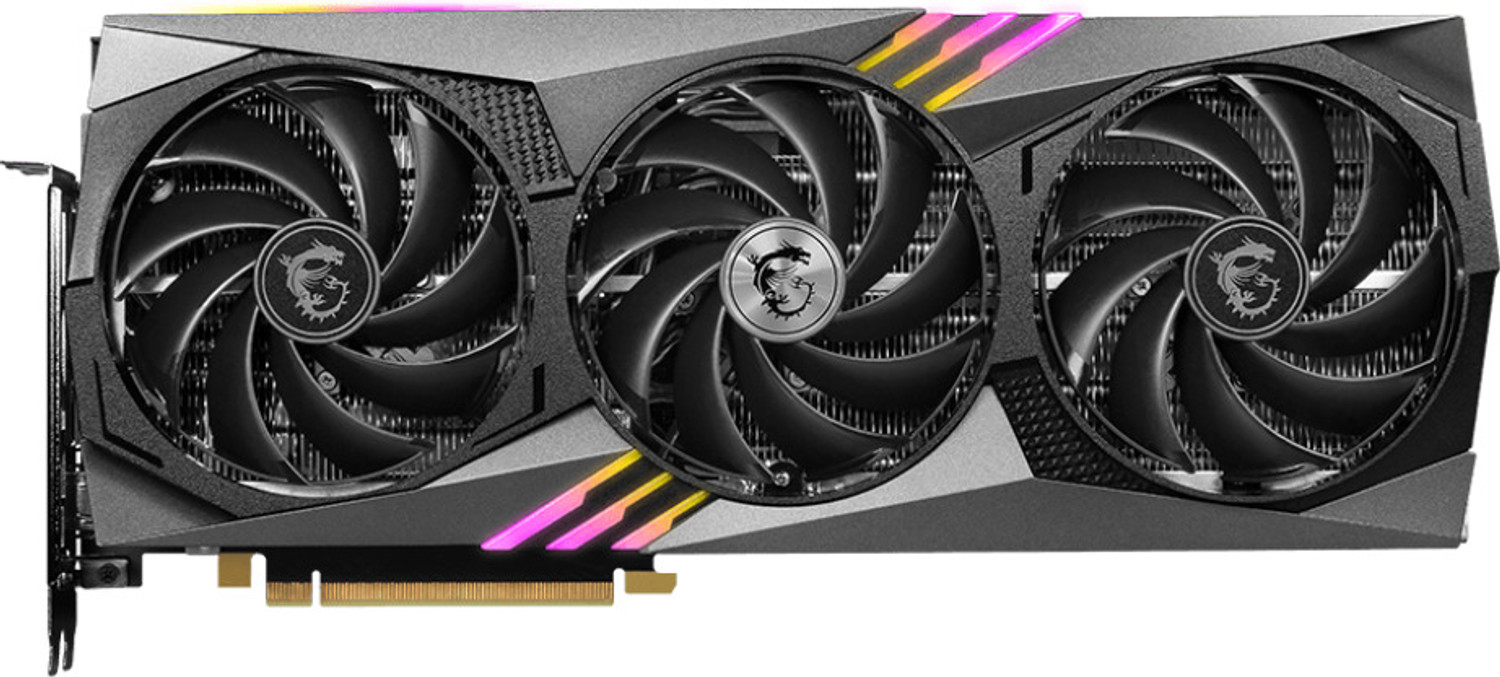 Image of MSI GeForce RTX 4070 GAMING X TRIO 12G GDDR6X 12 GB NVIDIA Chipset 192 bit 2625 MHz Graphics Card