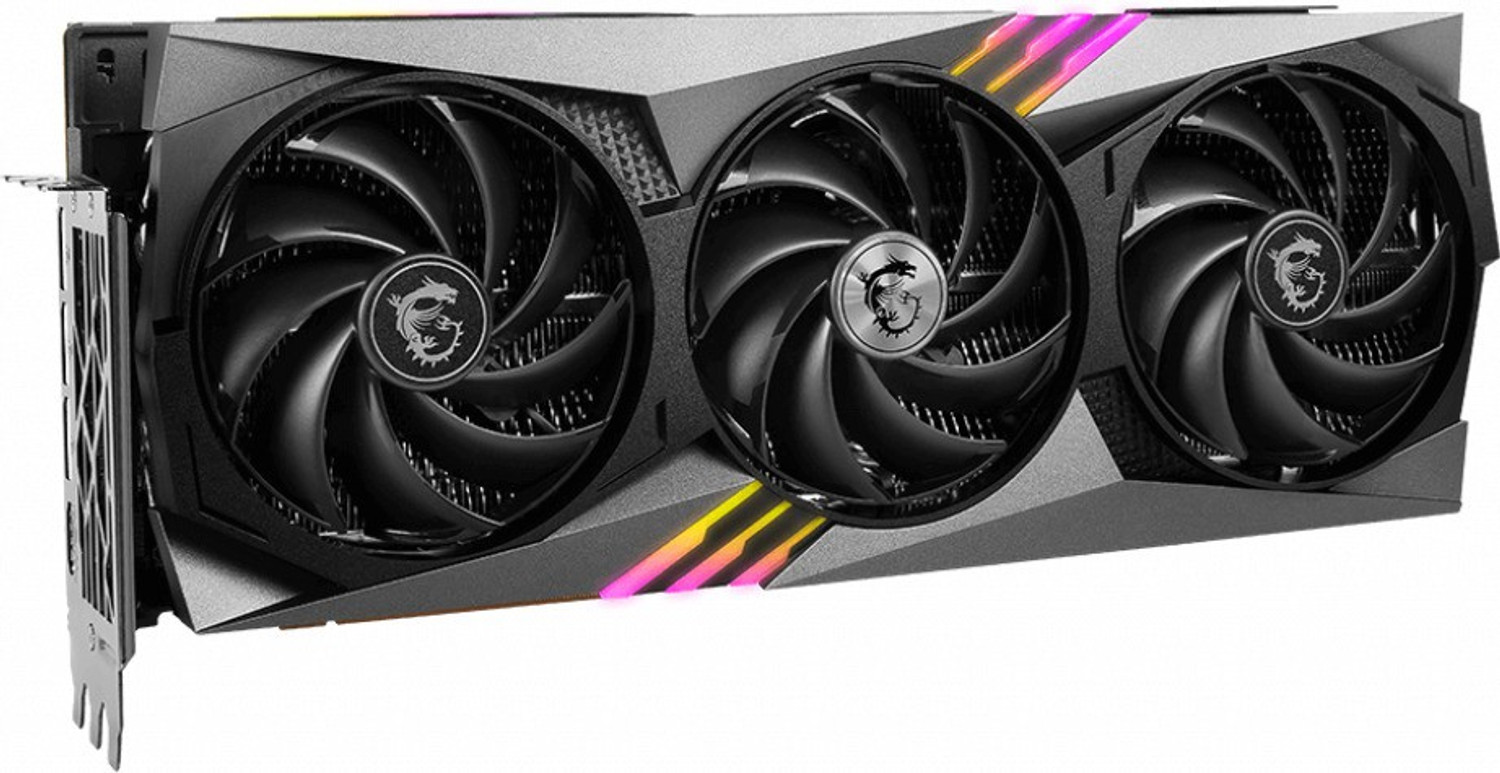 Image of MSI GeForce RTX 4090 GAMING X TRIO 24G GDDR6X 24 GB NVIDIA Chipset 384 bit 2235 MHz Graphics Card