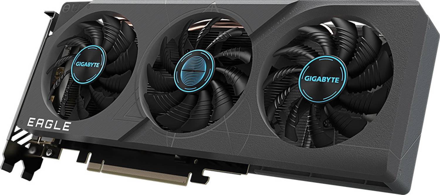 GIGABYTE Geforce RTX 4060 Eagle Oc 8G, 3X Windforce Fans, 128-Bit
