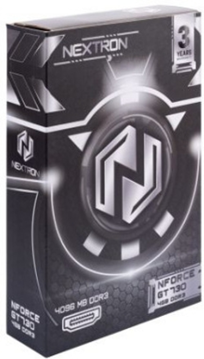 Image of Nextron GT730 4GB DDR3 DDR3 4 GB NVIDIA Chipset 4000 bit 700 MHz Graphics Card