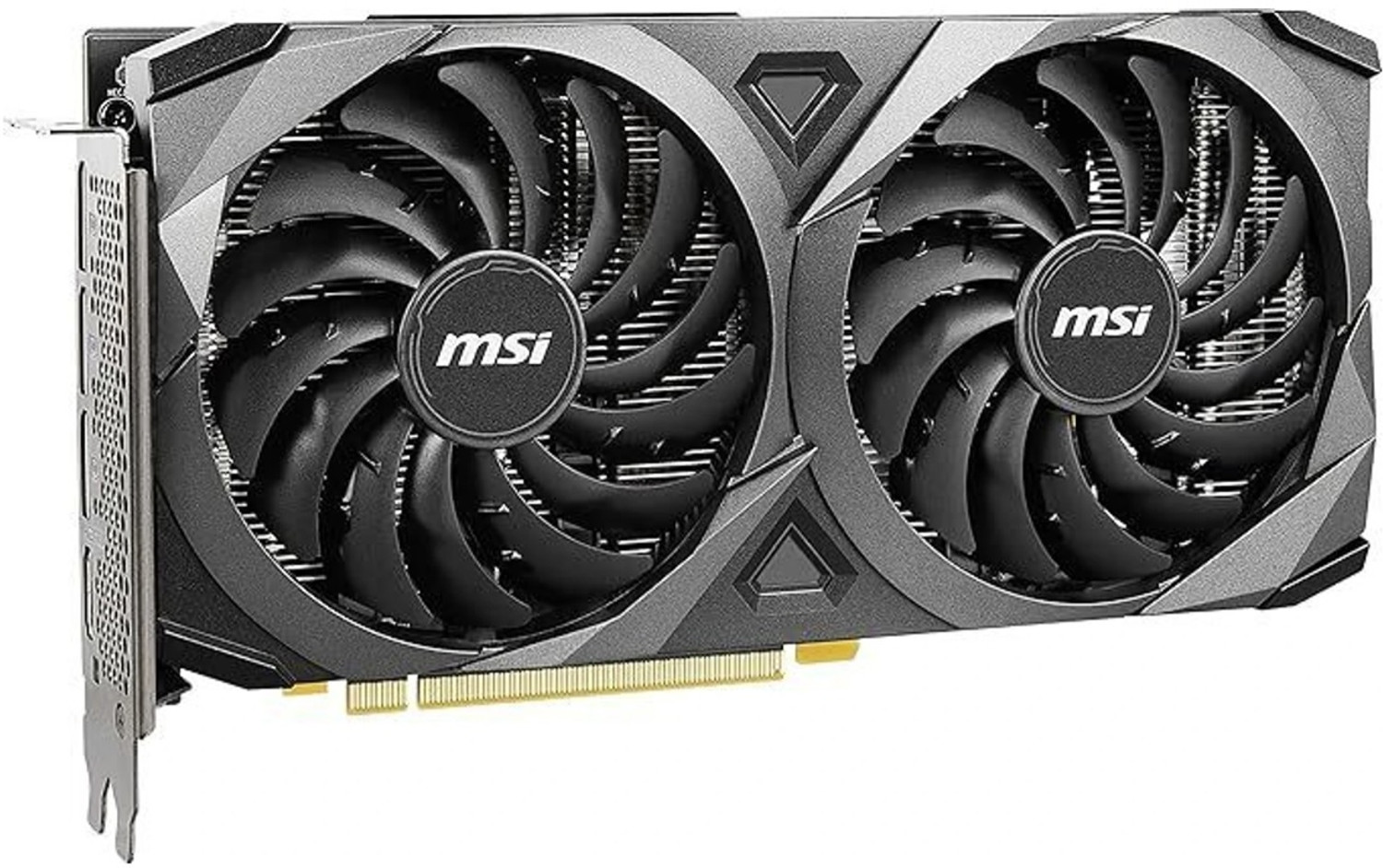 Image of MSI GEFORCE RTX 3060 VENTUS 2X 12G OC GDDR6 12 GB NVIDIA Chipset 192 bit 1320 MHz Graphics Card