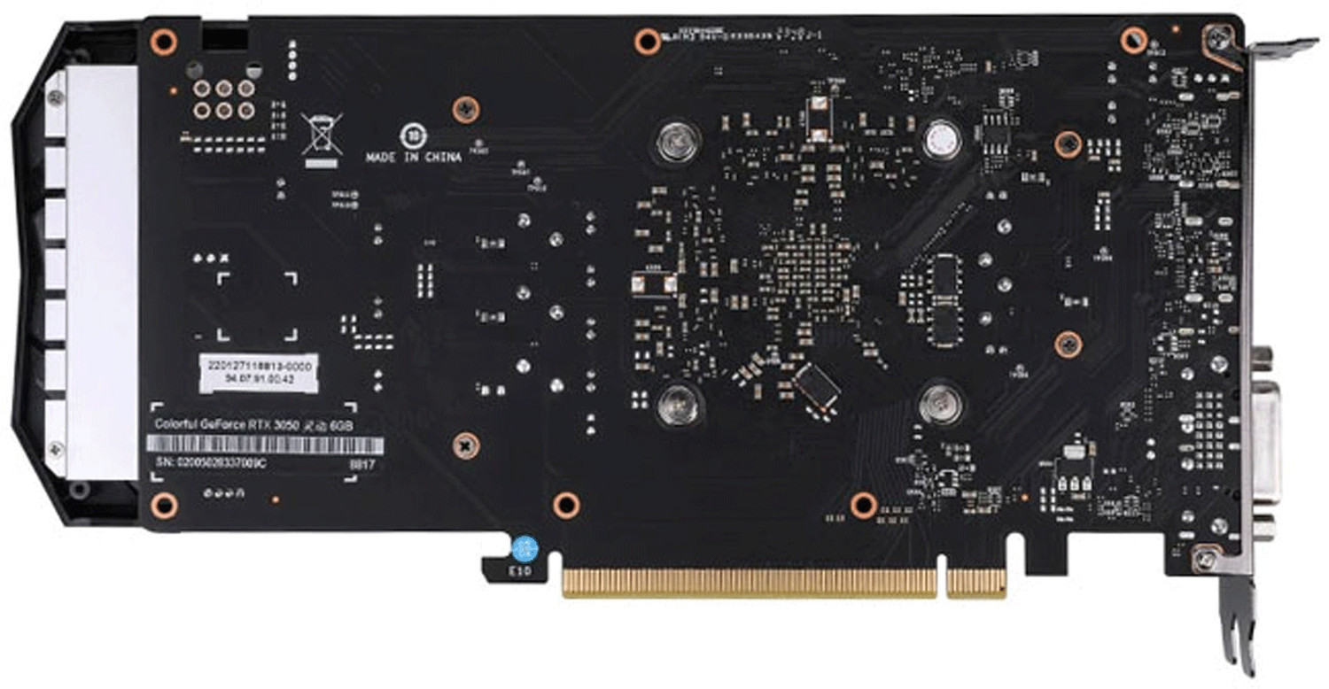 Image of Colorful GeForce RTX 3050 GDDR6 6 GB NVIDIA Chipset 96 bit 1042 MHz Graphics Card