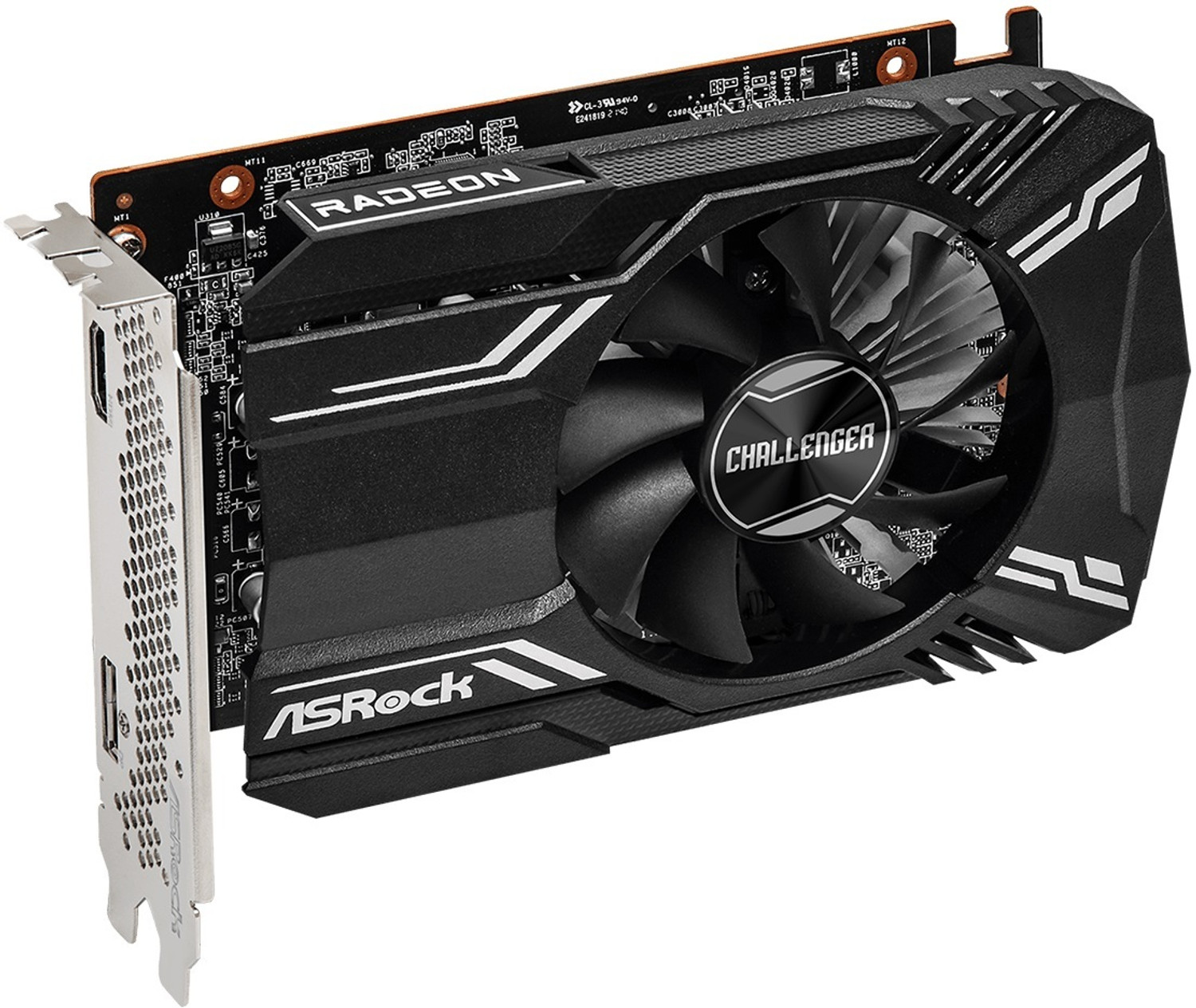 Image of ASRock RX 6400 GDDR6 4 GB AMD Radeon Chipset 64 bit 2321 MHz Graphics Card