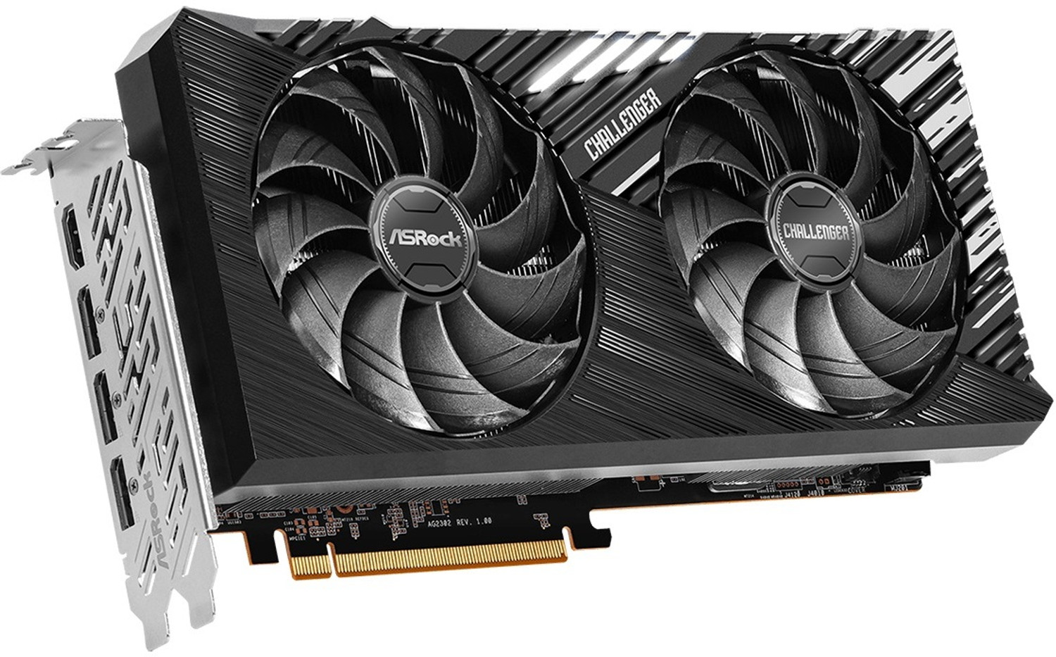 Image of ASRock RX 7700 XT GDDR6 12 GB AMD Radeon Chipset 192 bit 2584 MHz Graphics Card