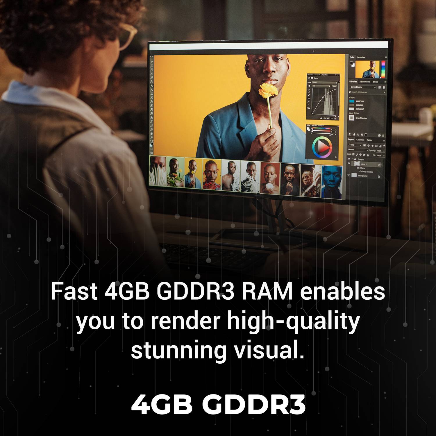 ZEBRONICS GT730 4GB GDDR3 Graphics Card Pack of 64 - Image 5