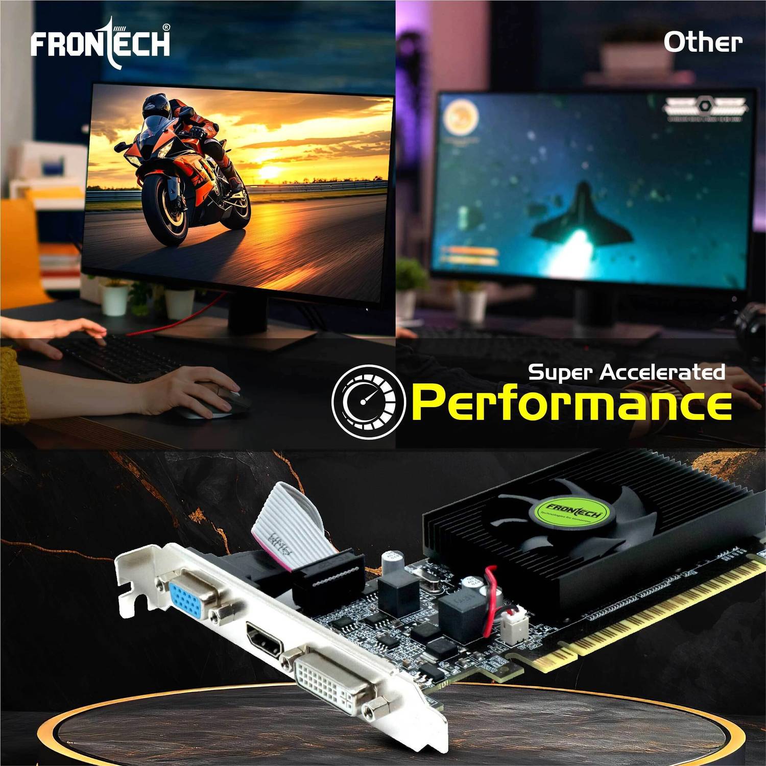 Frontech GT 740 4GB 128-bit Graphics Card Pack of 128 - Image 5