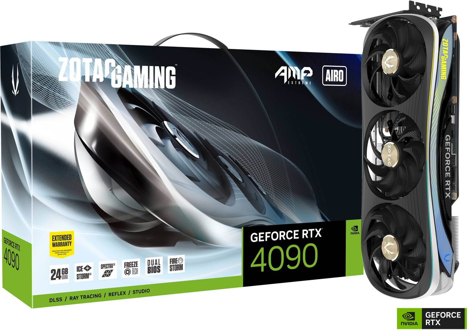 ZOTAC GAMING GeForce RTX 4090 AMP Extreme AIRO 24GB GDDR6X 384-bit