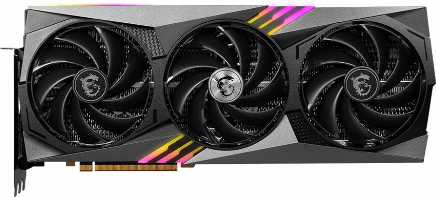 Image of MSI GeForce RTX 4090 GAMING X TRIO 24G GDDR6X 24 GB NVIDIA Chipset 384 bit 2235 MHz Graphics Card
