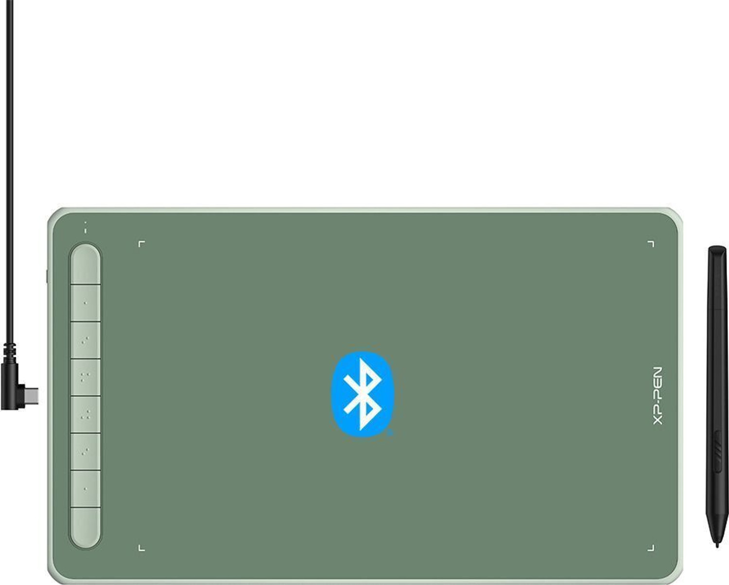 Image of XP Pen DecoLW Deco LW Graphic Tablet 10 x 6 inch (Green, Connectivity - Bluetooth) 10 x 6 inch Graphics Tablet Connectivity - Bluetooth