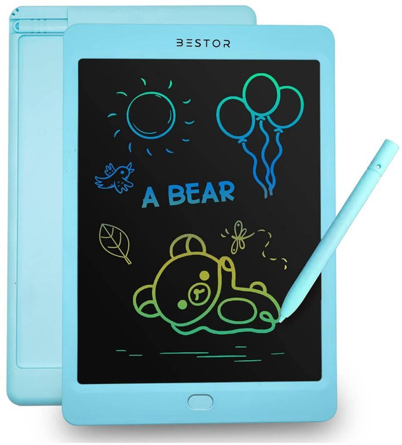 Bestor LCD Writing Tablet 10 Inch Drawing Pad 10 inches Writing Pad/ Drawing Pad/ E-Writer 5.8 x 8.5 inch Graphics Tablet Connectivity - Wireless