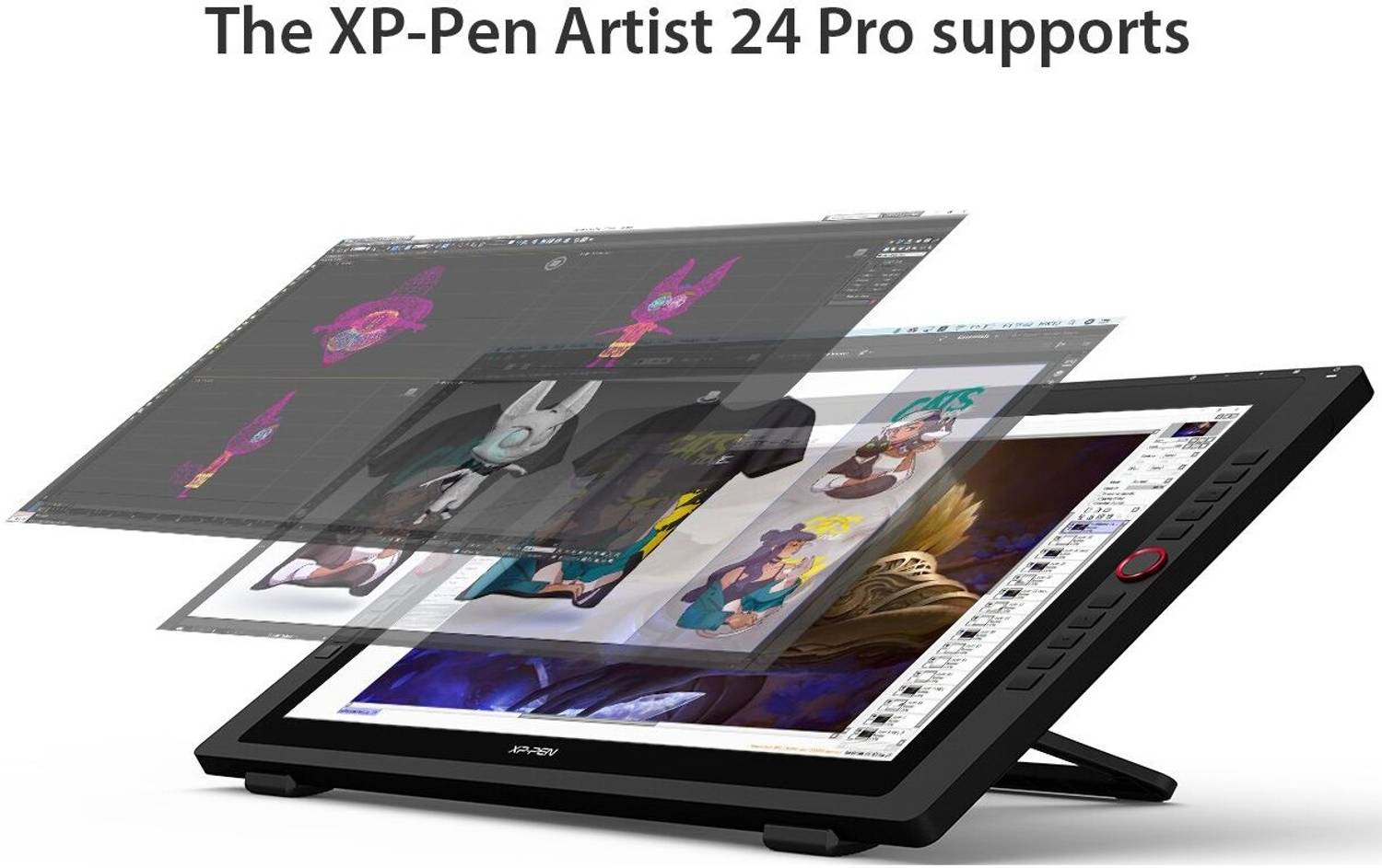 XP Pen Artist 24 Pro 20.74 x 11.66 inch Graphics Tablet