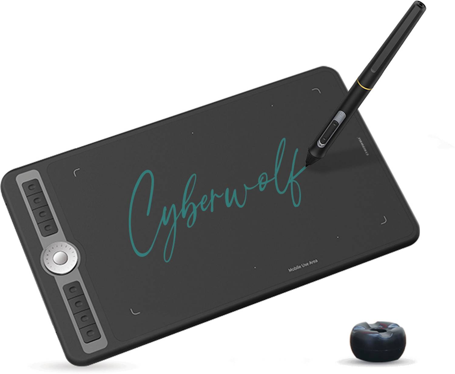 Cyberwolf T5050 Pentab 10 x 6 inch Graphics Tablet Connectivity - USB
