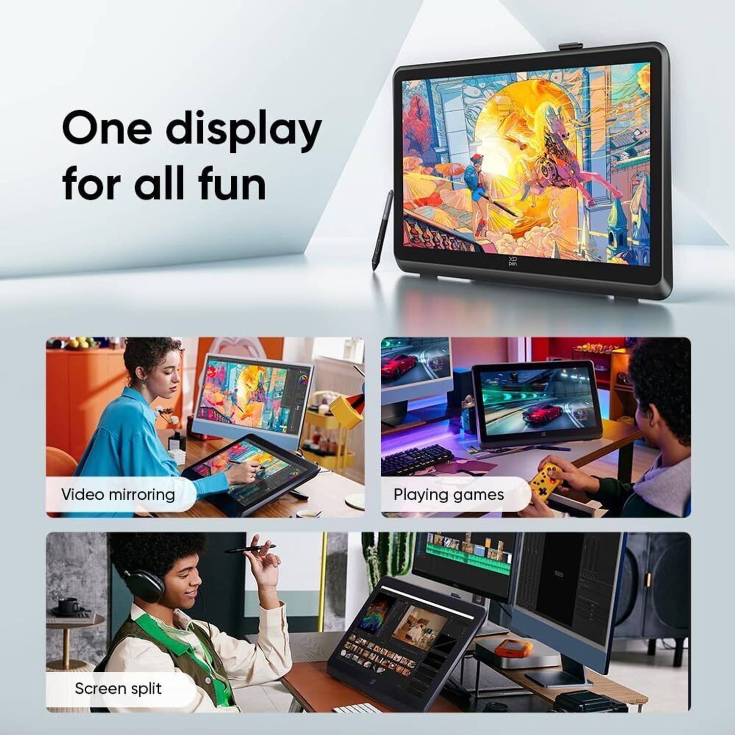 XP Pen Artist 22 Plus Drawing Display 18.7 x 10.5 inch Graphics