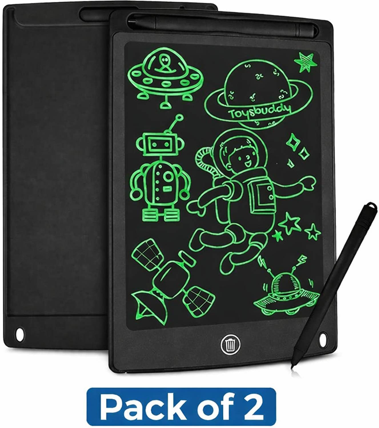 Onikuma KIDS LARRINGE TABLET LCD Writing Tablet (Pack of 2) 7 x 5 inch Graphics Tablet Connectivity - Wireless