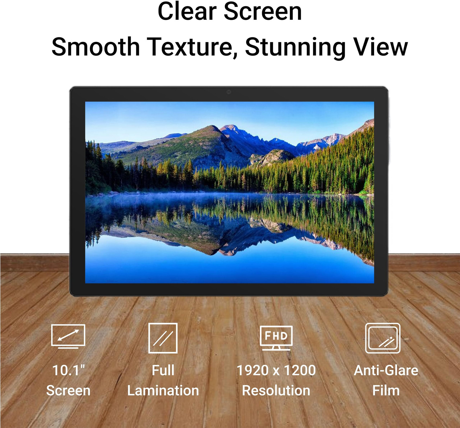 Image of HUION KSLATE10-8128-W Kamvas Slate 10 8GB+128GB 10.1 inch WiFi Tablet with Stylus & Case 8.5 x 5.3 inch Graphics Tablet Connectivity - Wireless