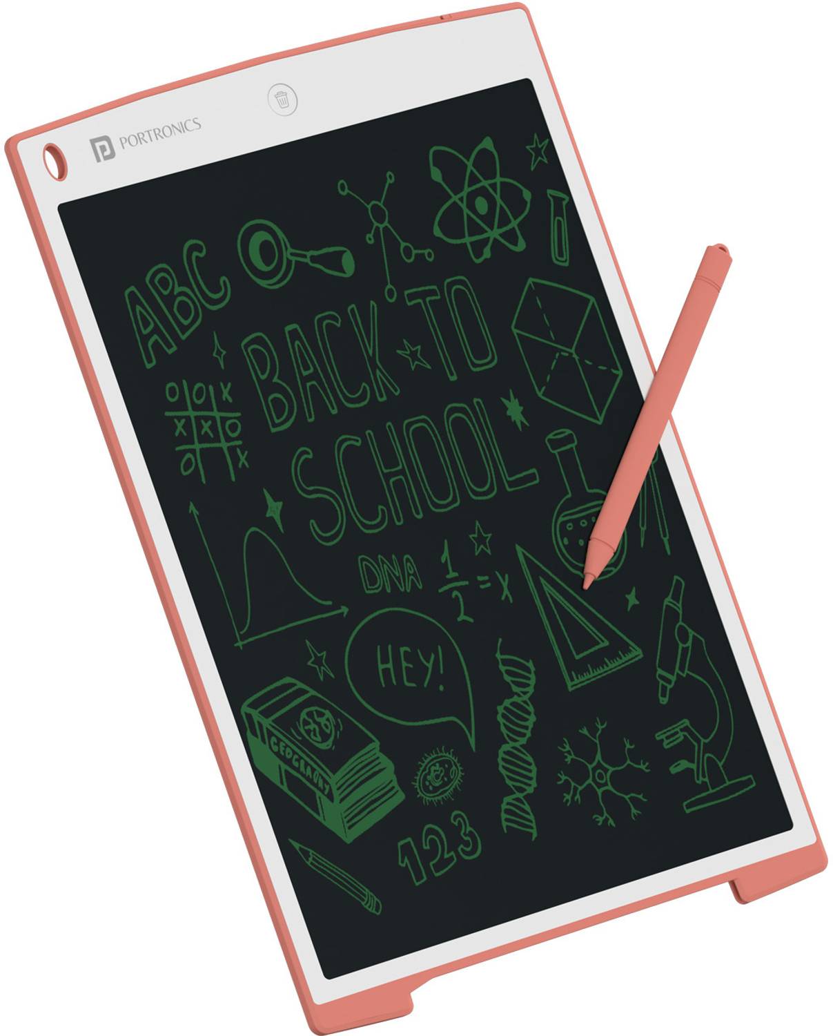 Portronics Ruffpad 12 LCD Writing Pad with 12 Inch Screen, For Drawing, Note-taking, Kids 10.5 x 6 inch Graphics Tablet Connectivity - Wireless