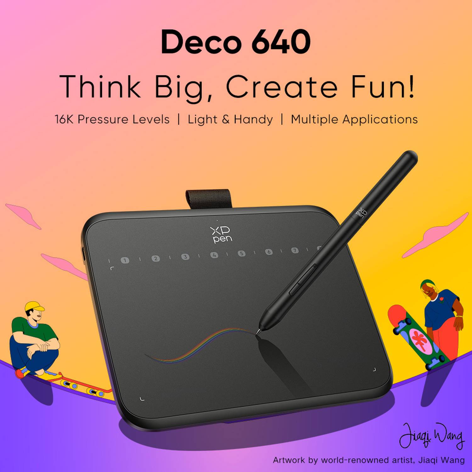 XP Pen Deco 640 6x4 inch Drawing Tablet - Image 3