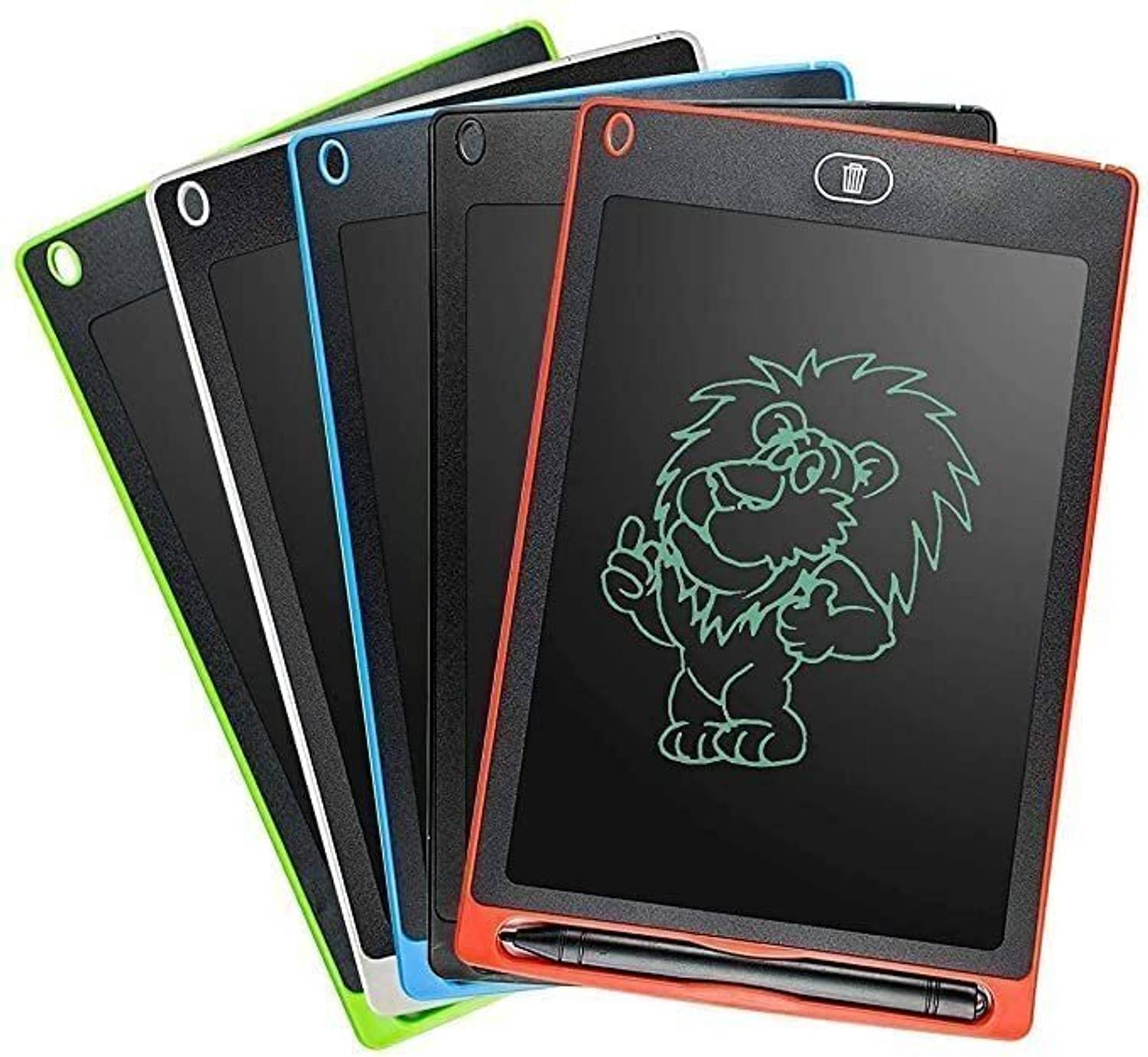 Pomic fit Dot fashion 8.5 Inch LCD Writing Tablet Writing pad for Study 5.5 x 8.5 inch Graphics Tablet Connectivity - Wireless