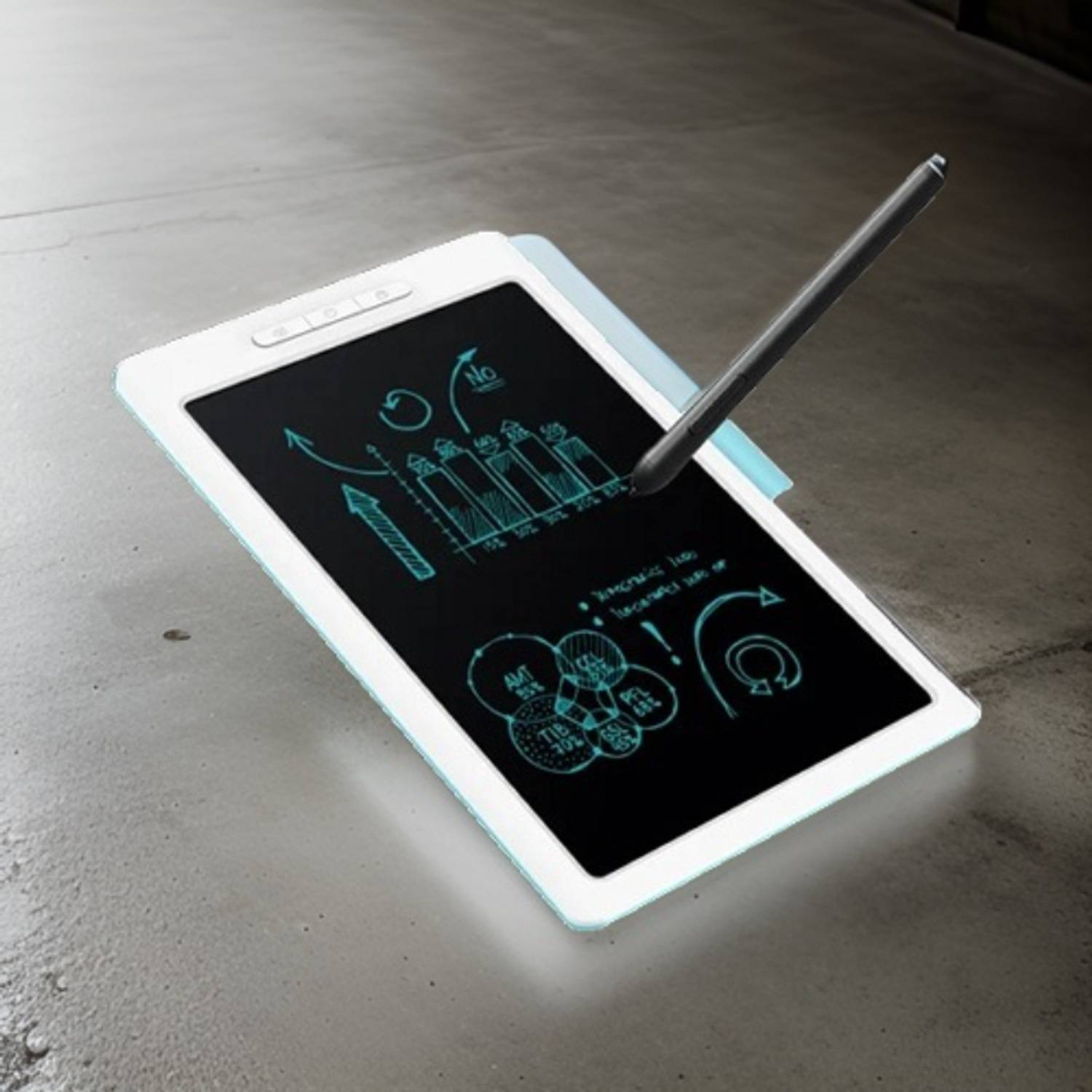 GUGGU A99_Writing tab 8.5 Inch LCD Doodle Board: Reusable Drawing Tablet for Kids 8.5 x 4.5 inch Graphics Tablet Connectivity - Wireless