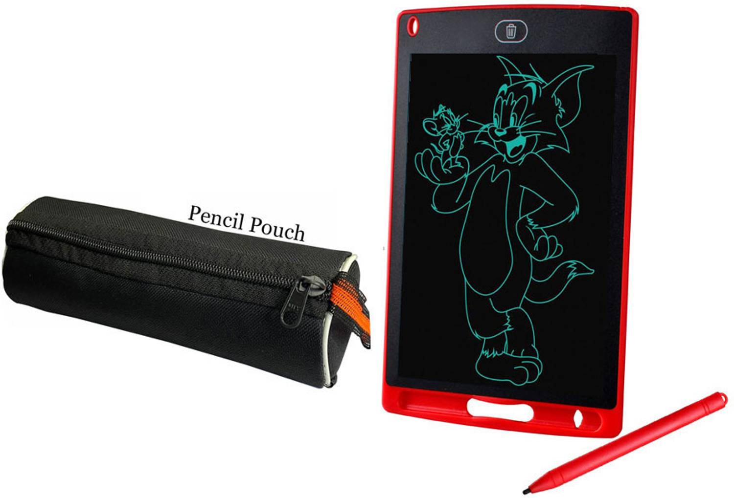 POZUB 8.5Inch LCD WritingTablet/Drawing Board/Writing Pad Educational Toy+Pencil Pouch LCD Paperless Memo Digital Tablet Notepad Scribble Board/E-Writer Drawing Pad 8.5 x 7 inch Graphics Tablet Connectivity - Wireless
