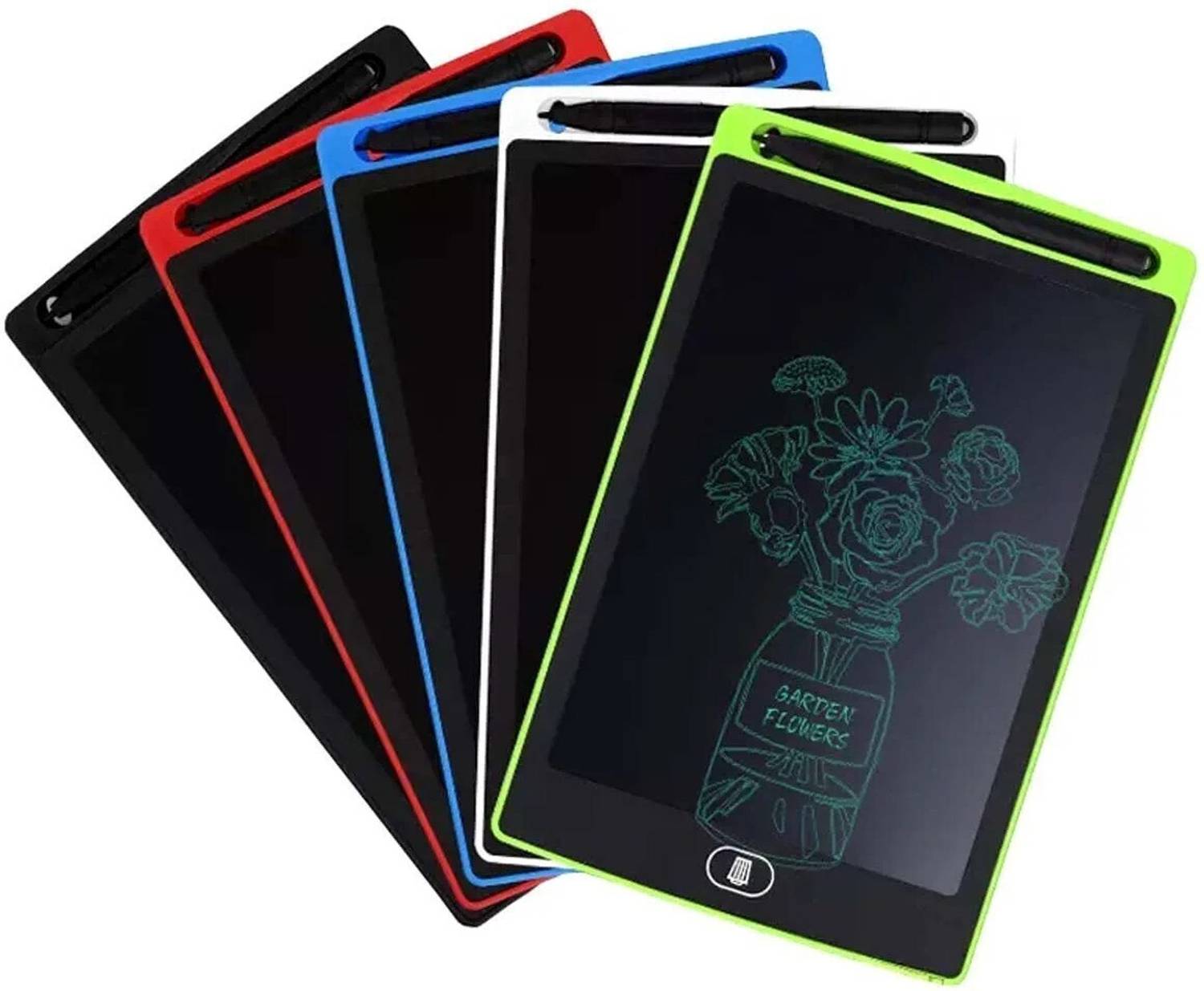 AgrohA MJ-410 Re-Writable LCD Graphics Tablet Writing & Drawing Tablet for Kids - Multicolor 8.5 x 0.5 inch Graphics Tablet Connectivity - Wireless