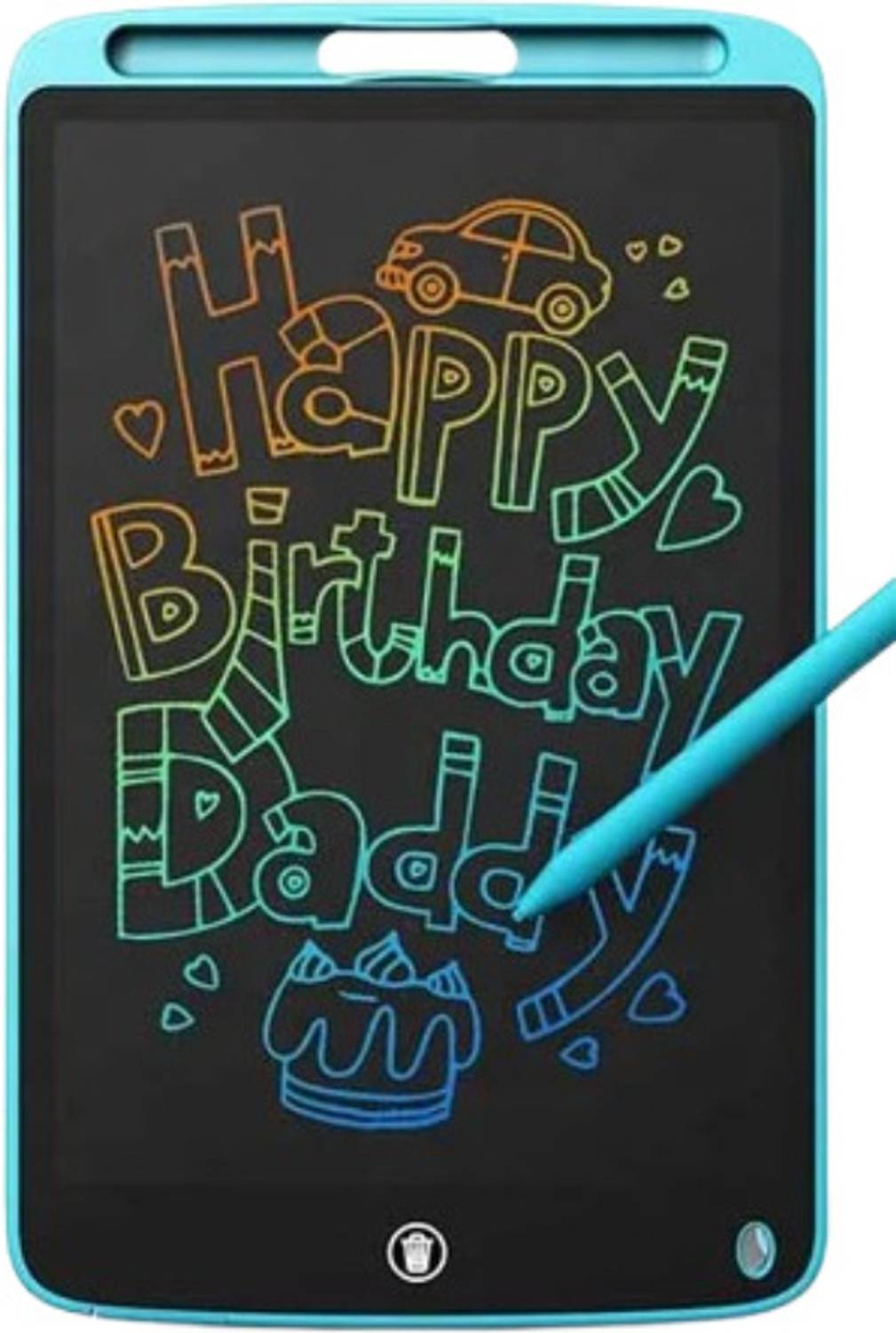 SYARA Q37_Writing tab 8.5 Inch LCD Doodle Board: Reusable Drawing Tablet for Kids 8.5 x 4.5 inch Graphics Tablet Connectivity - Wireless