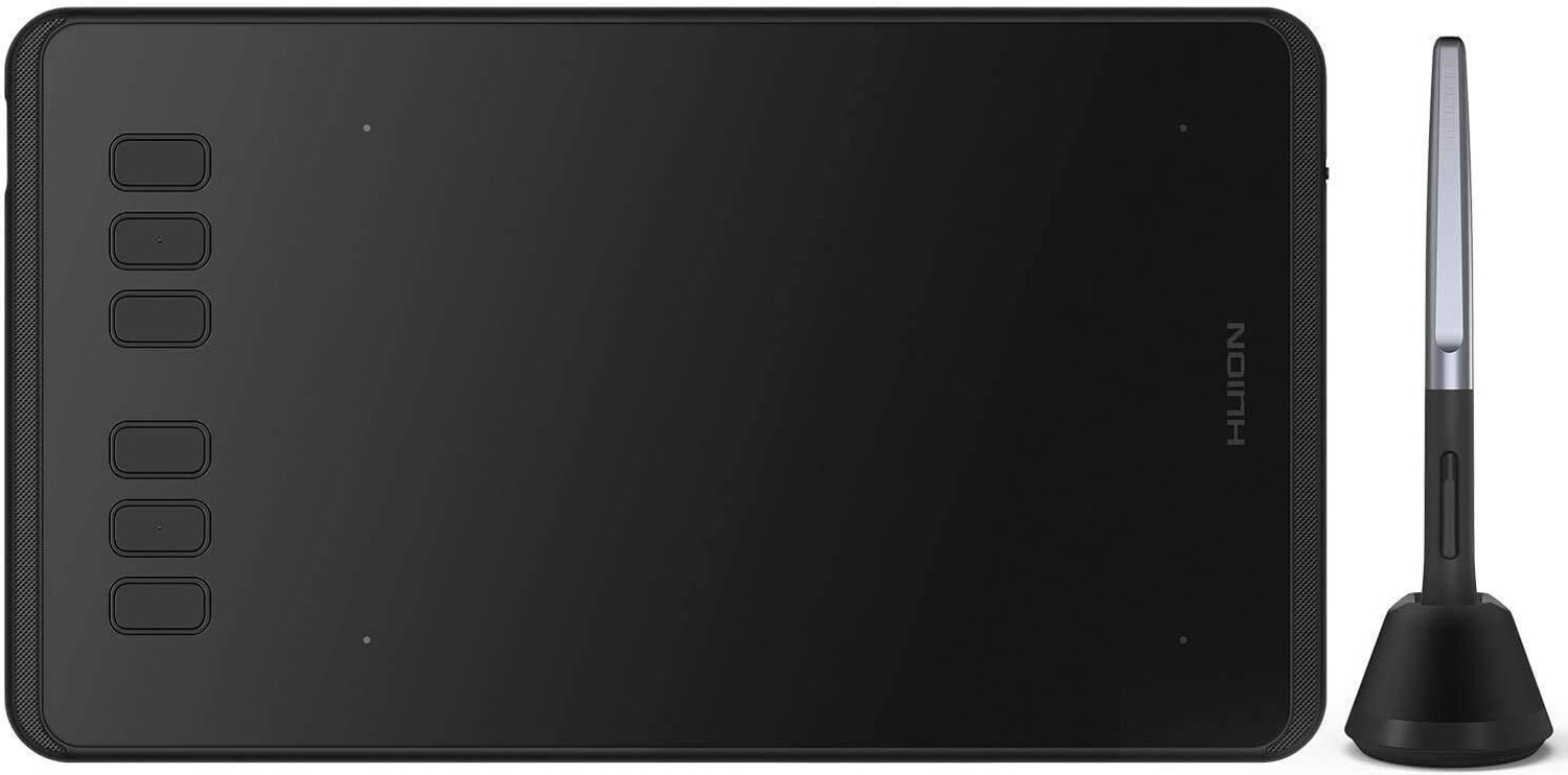 Image of HUION H640P 6.3 x 3.9 inch Graphics Tablet Connectivity - USB