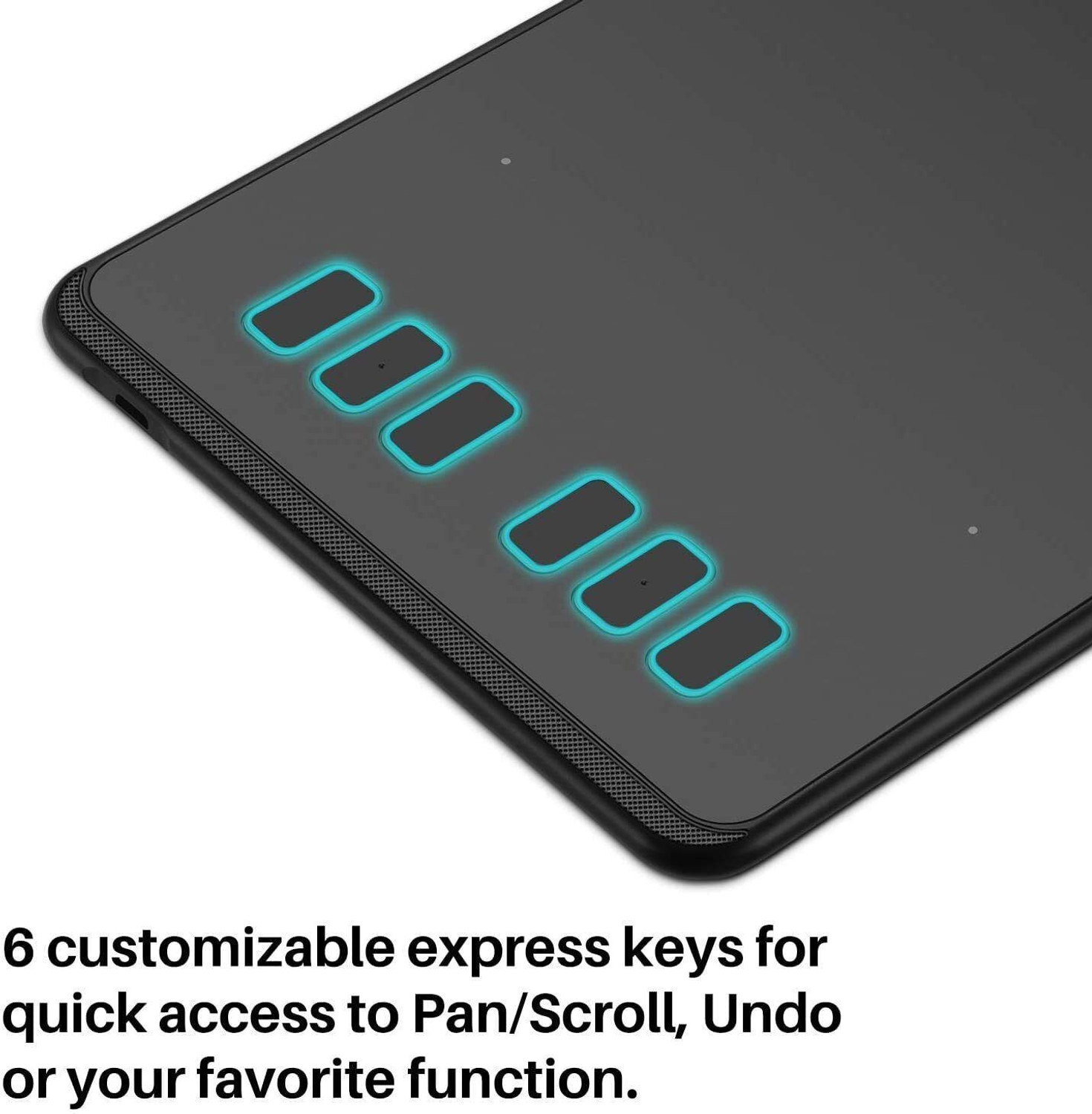 Image of HUION H640P 6.3 x 3.9 inch Graphics Tablet Connectivity - USB