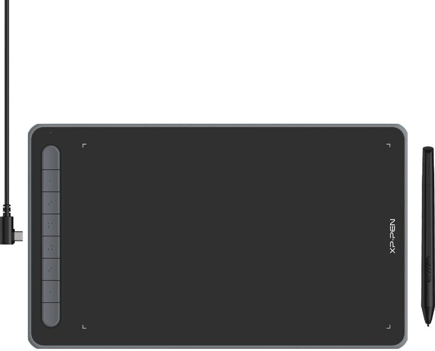 Image of XP Pen Deco L Graphic Tablet 10 x 6 inch (Black, Connectivity - USB) 10 x 6 inch Graphics Tablet Connectivity - USB
