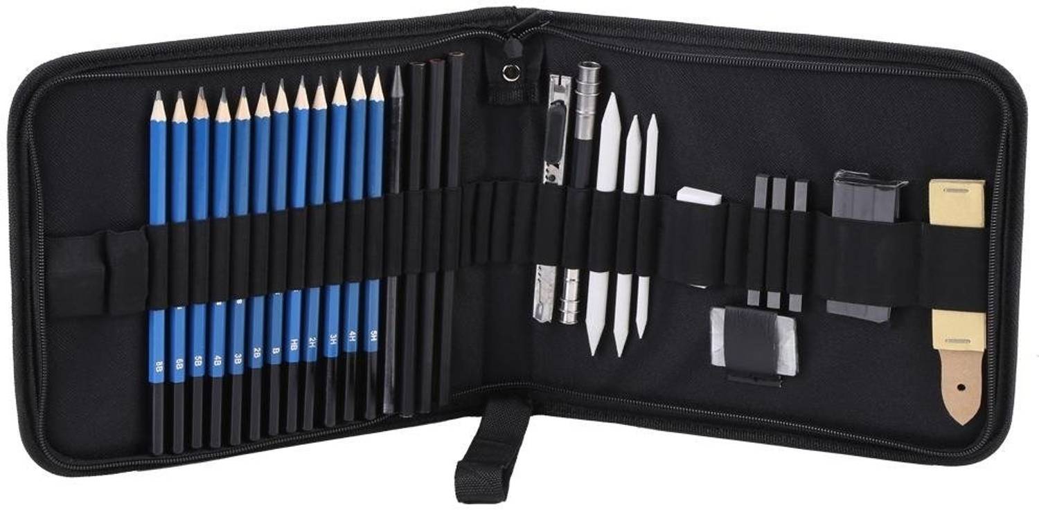 PEACORA 33-Piece Sketch Pencil Kit - Image 3
