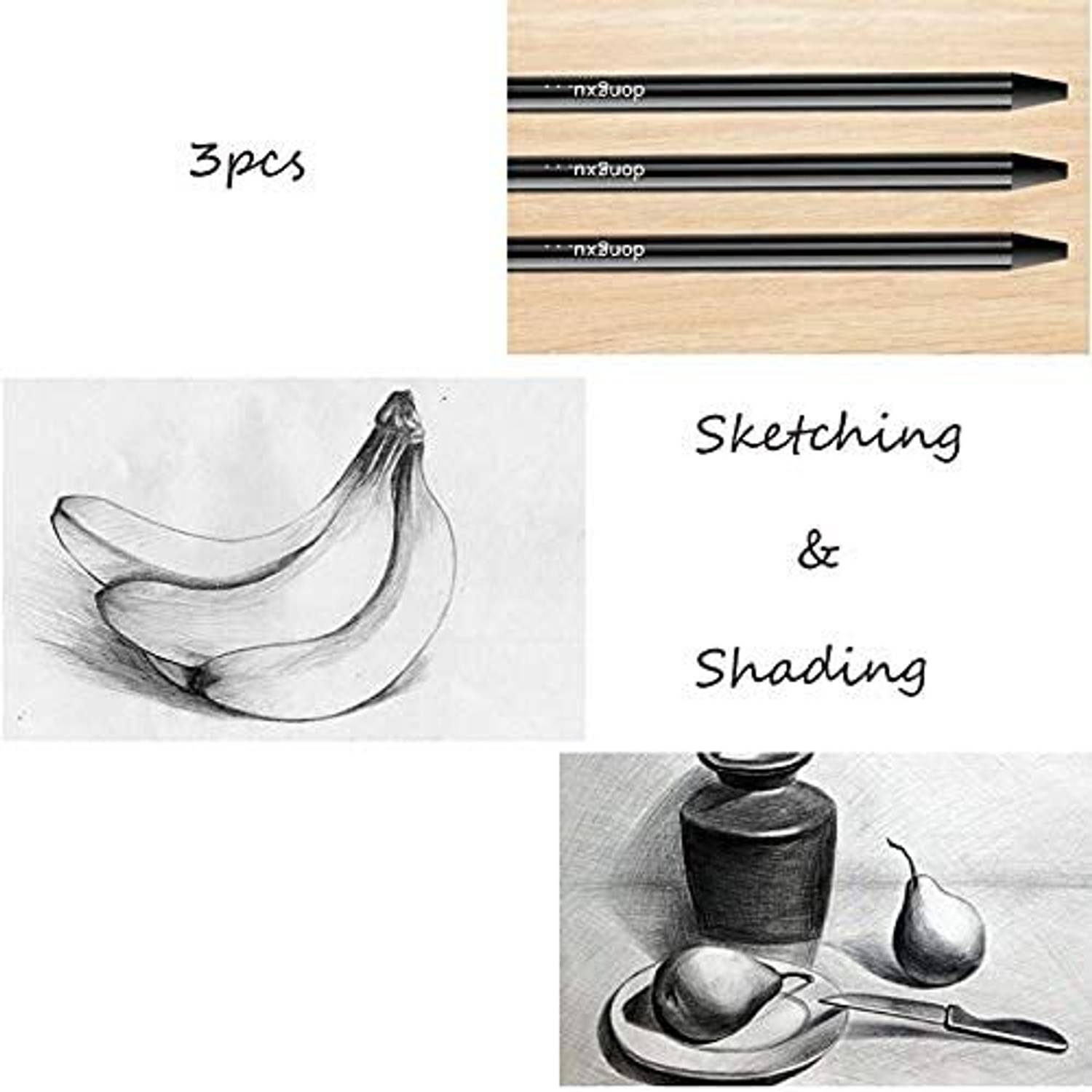 Arrolliant Drawing, Writing, Sketching Pencil Pack of 3 - Image 4