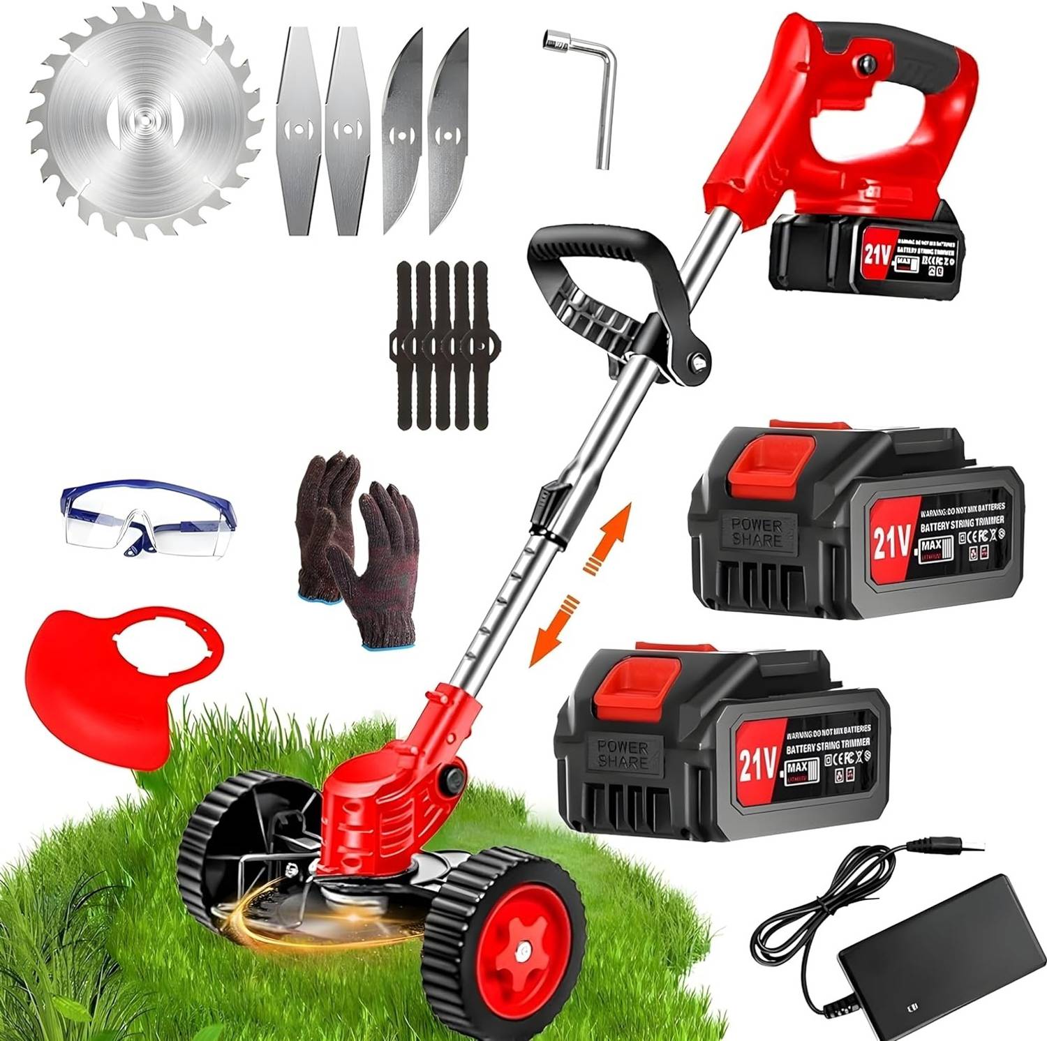 CAFEINADO Cordless Grass Trimmer - Image 1