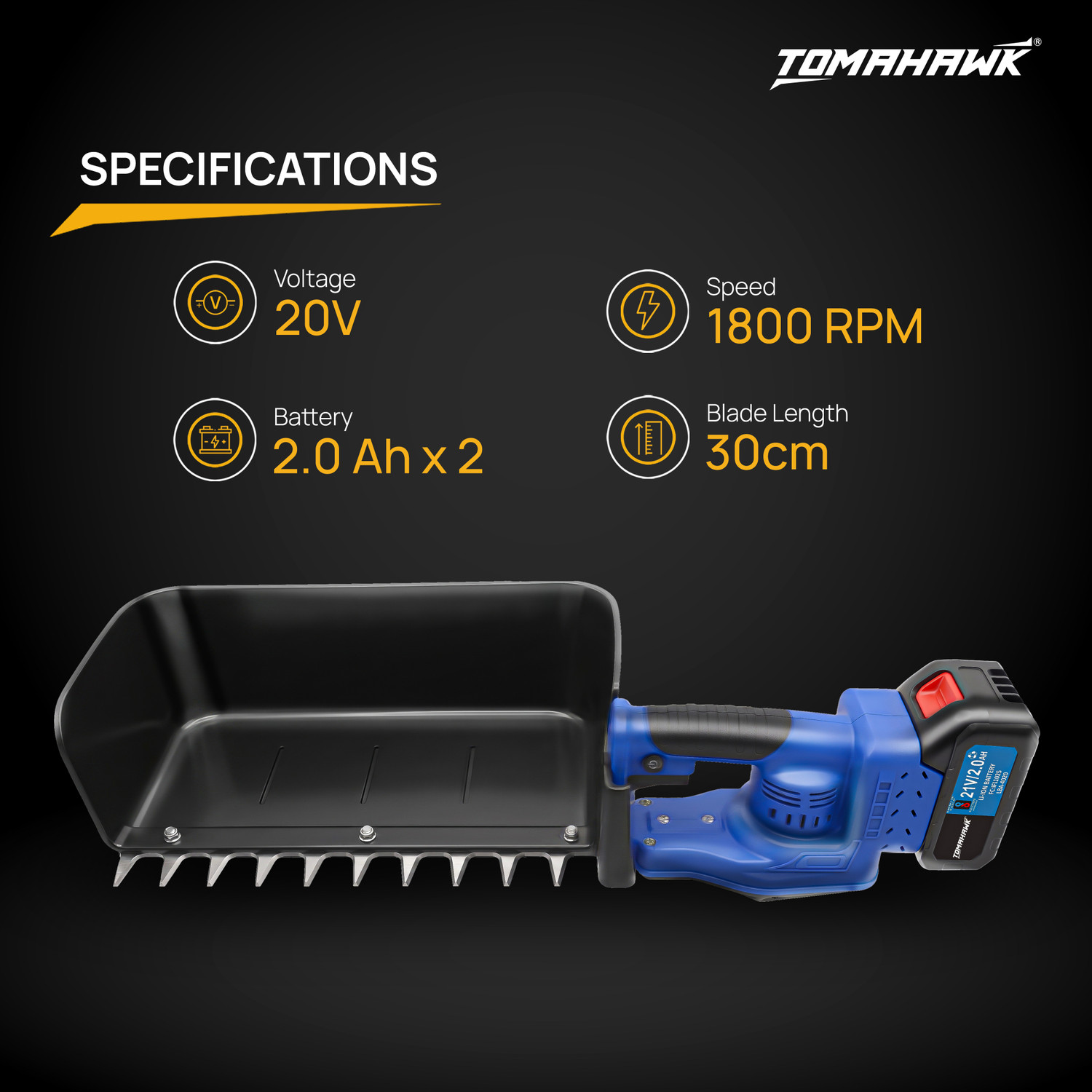 Image of Tomahawk TLP-8005 Cordless Grass Trimmer