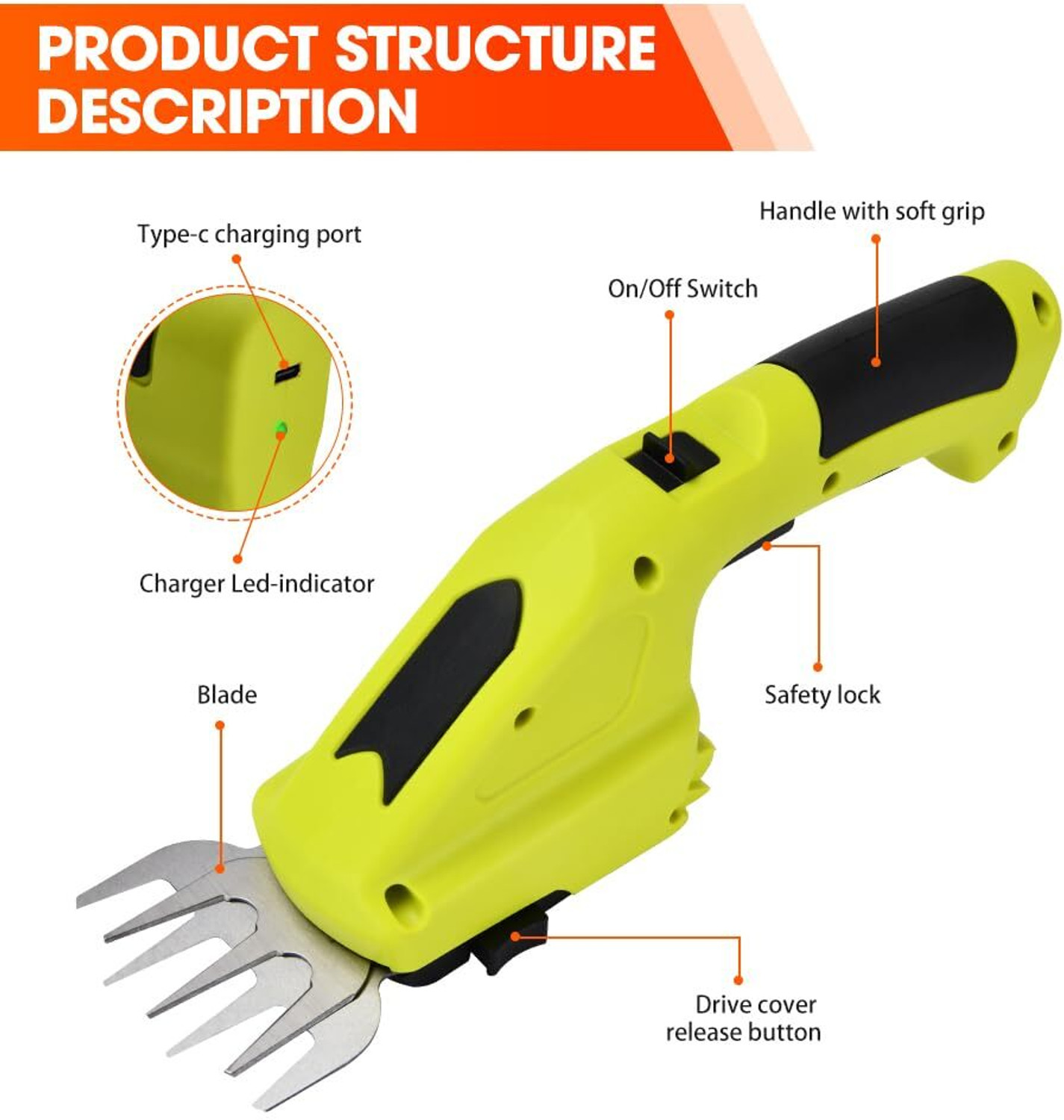 Image of DebRifo 2 in 1 Cordless Grass and Plant Cutter Battery Self Propelled Lawn Mower
