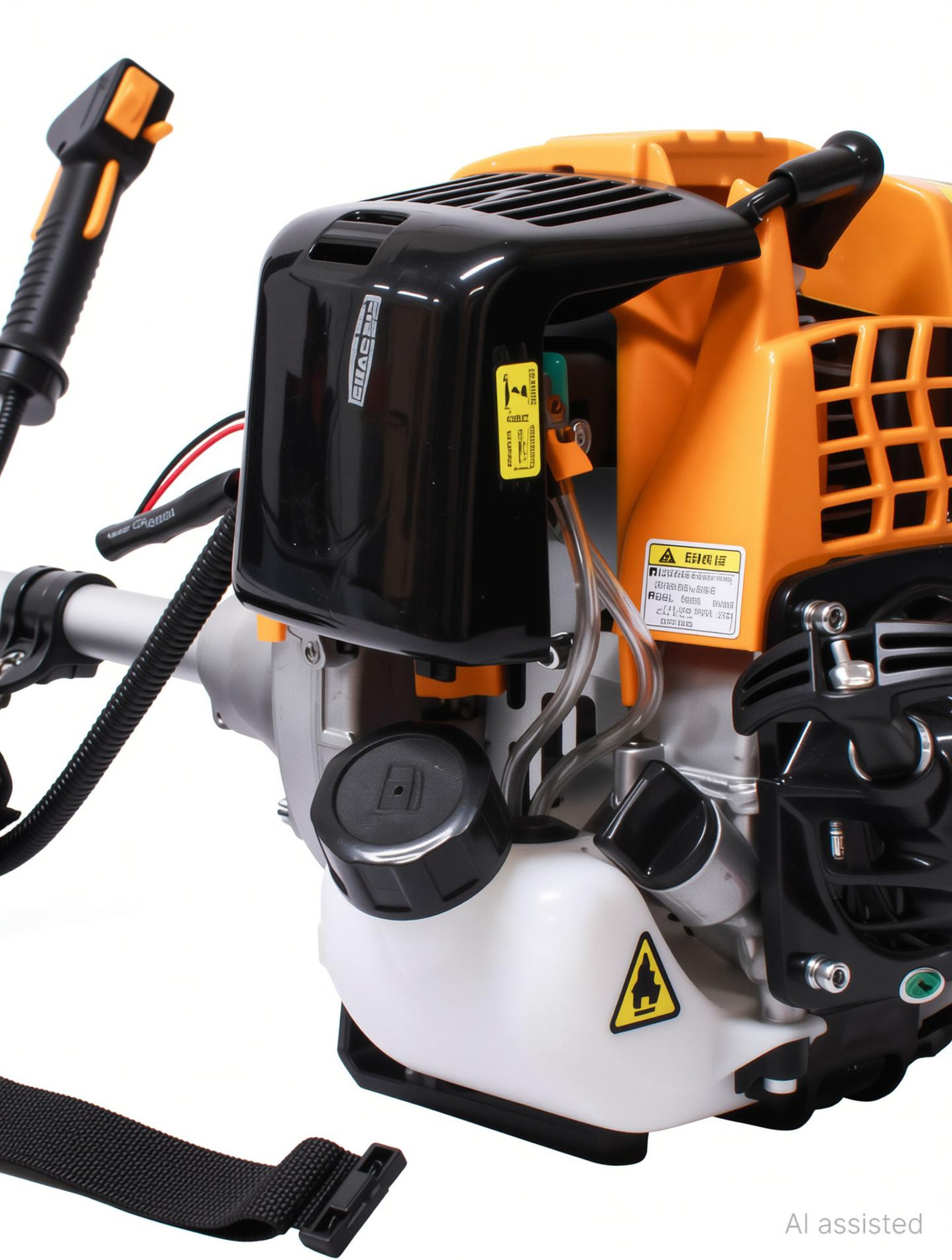 Image of Sharp Garuda Brush Cutter Machine|32CC 4Stroke Sidepack|Shoulder type Fuel Grass Trimmer