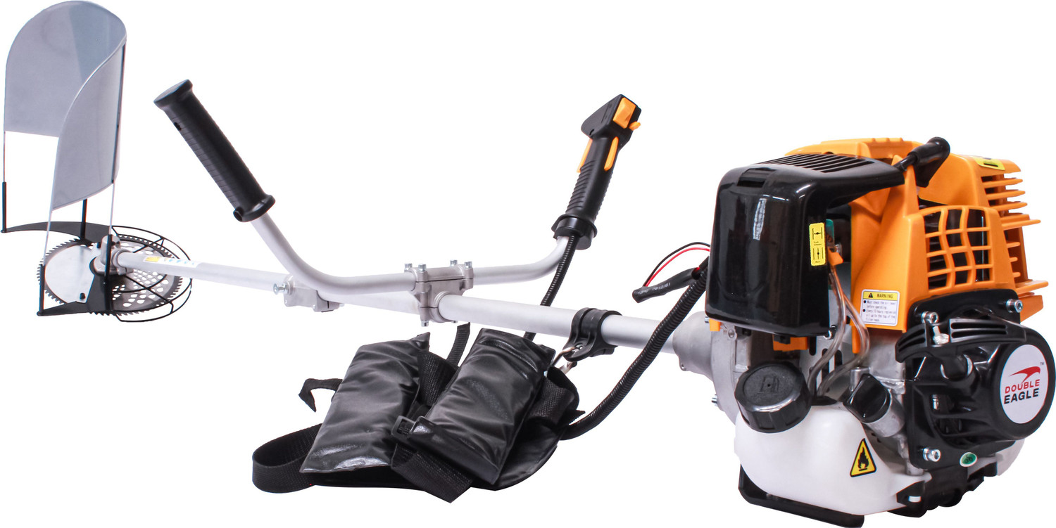 Image of Sharp Garuda Brush Cutter Machine|32CC 4Stroke Sidepack|Shoulder type Fuel Grass Trimmer
