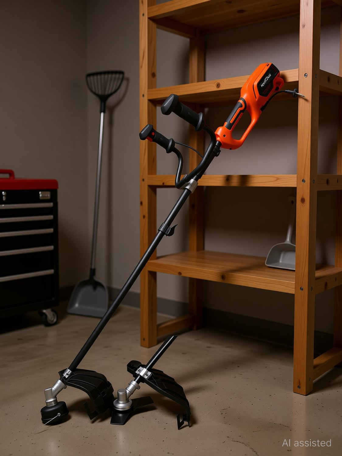 Image of Neptune BC-1800E 2 in 1 Corded Electric Portable Brush Cutter 1800W, 7500RPM 2Type Blade Corded Grass Trimmer