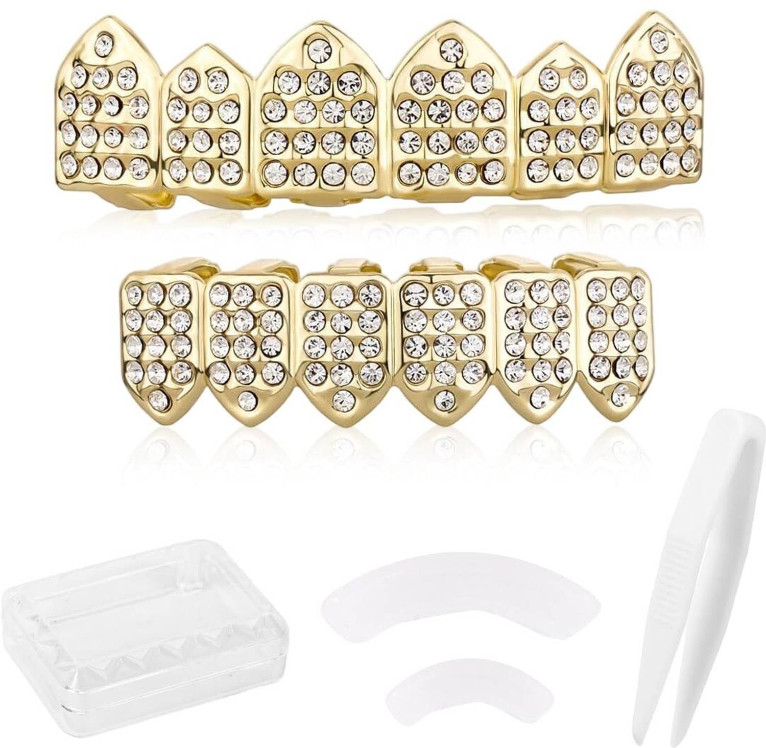 Gustave Copper Vampire Fang Teeth Grillz - Image 1